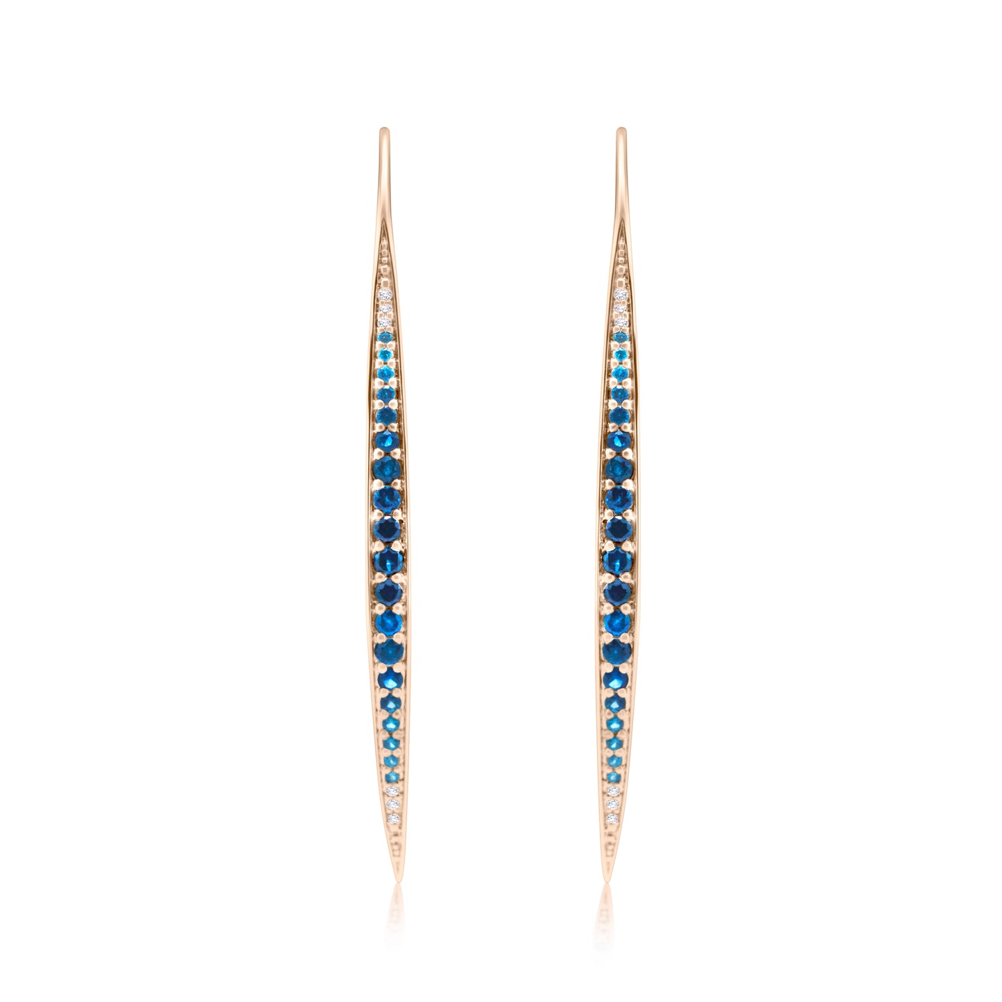 Ombre Sapphire Earrings