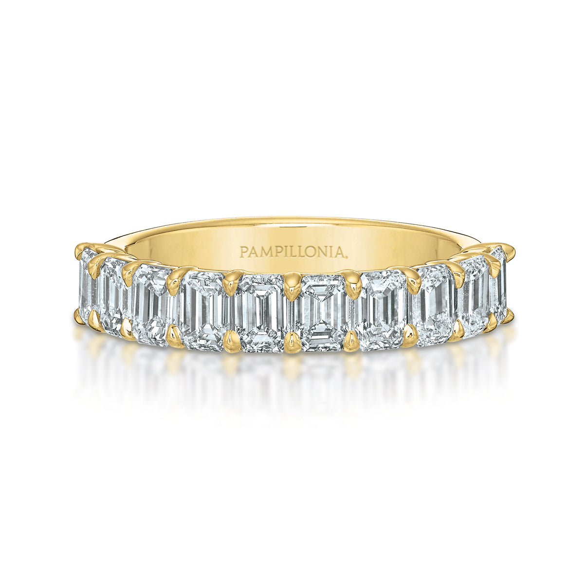 Savannah Emerald Cut Diamond Band