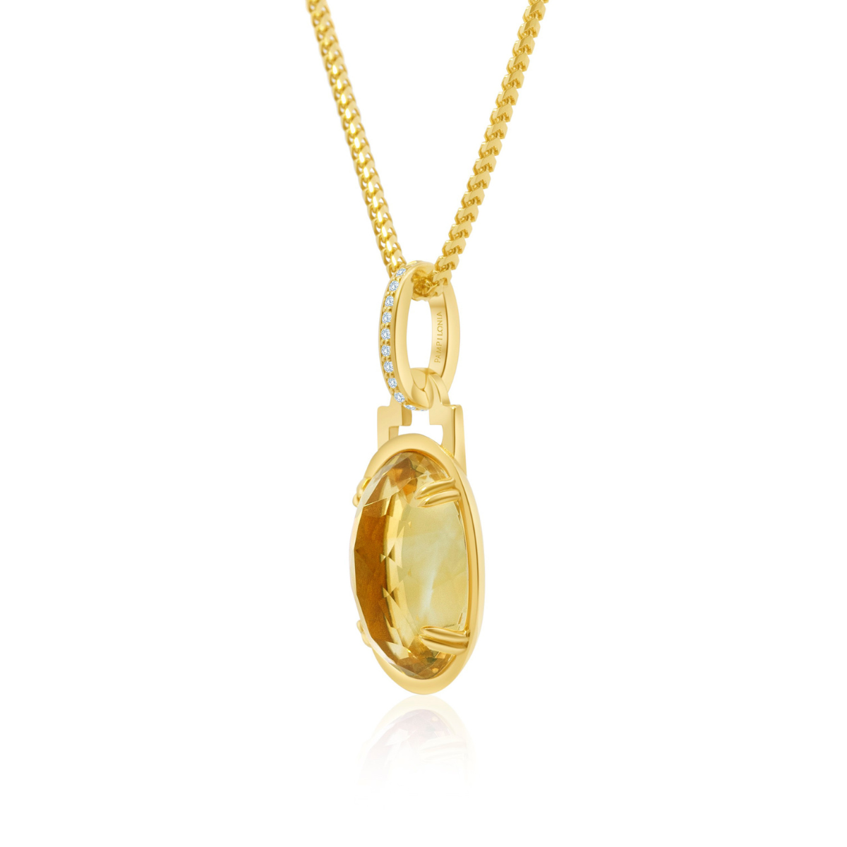 Aubri Citrine Pendant