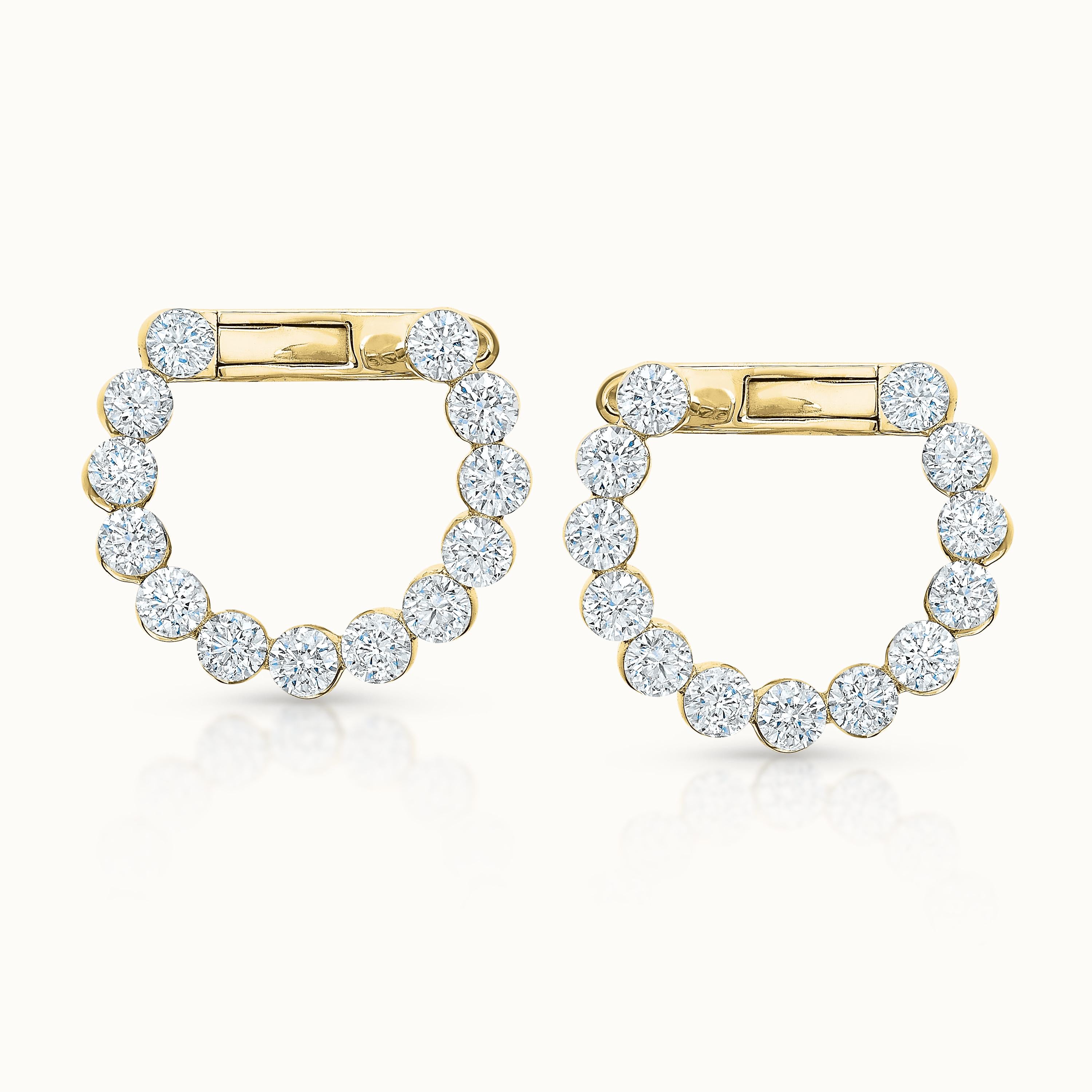 Diamond Spiral Earrings