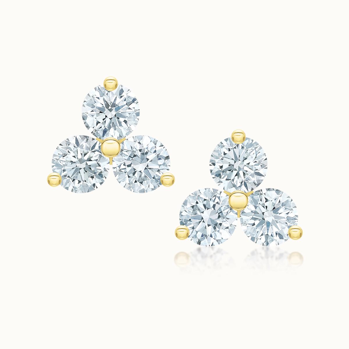 Lauren Studs Statement Diamond