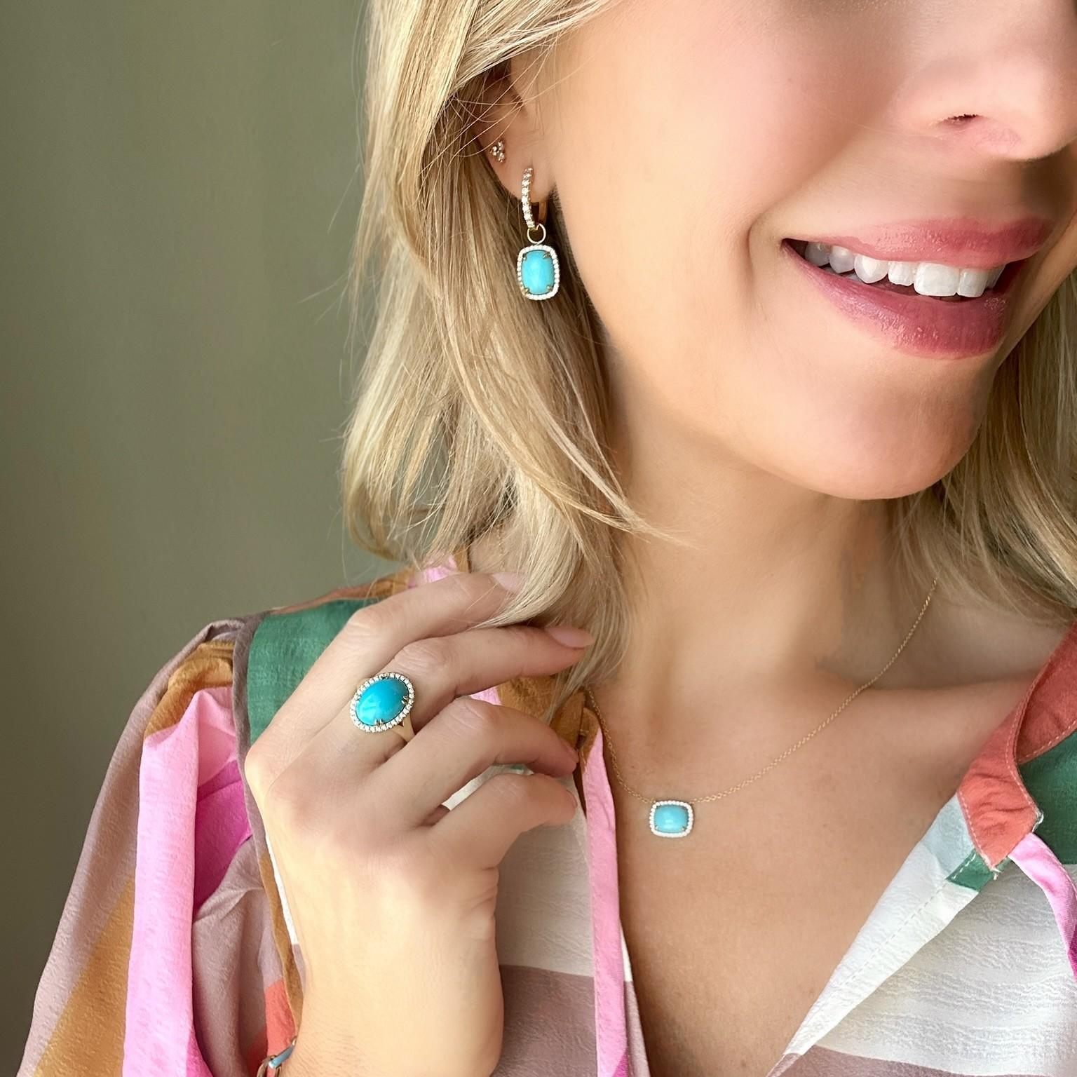 Taylor Turquoise Earring Charms