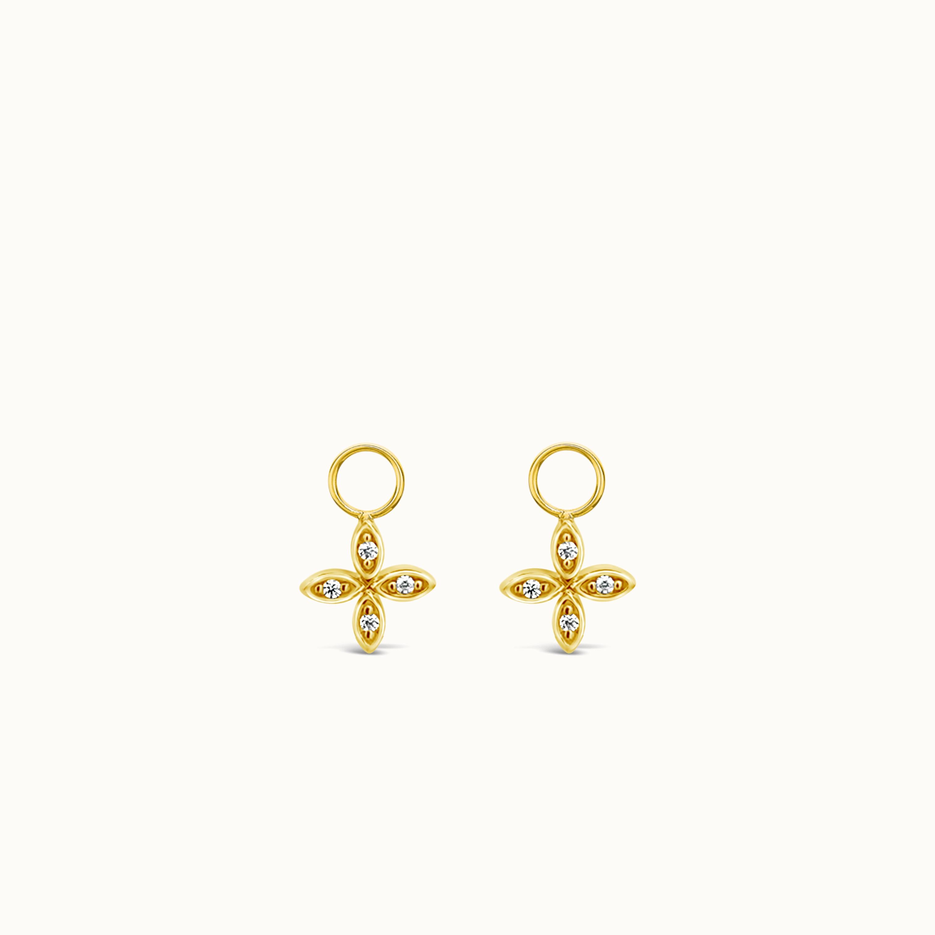 Sophia Floral Motif Earring Charm