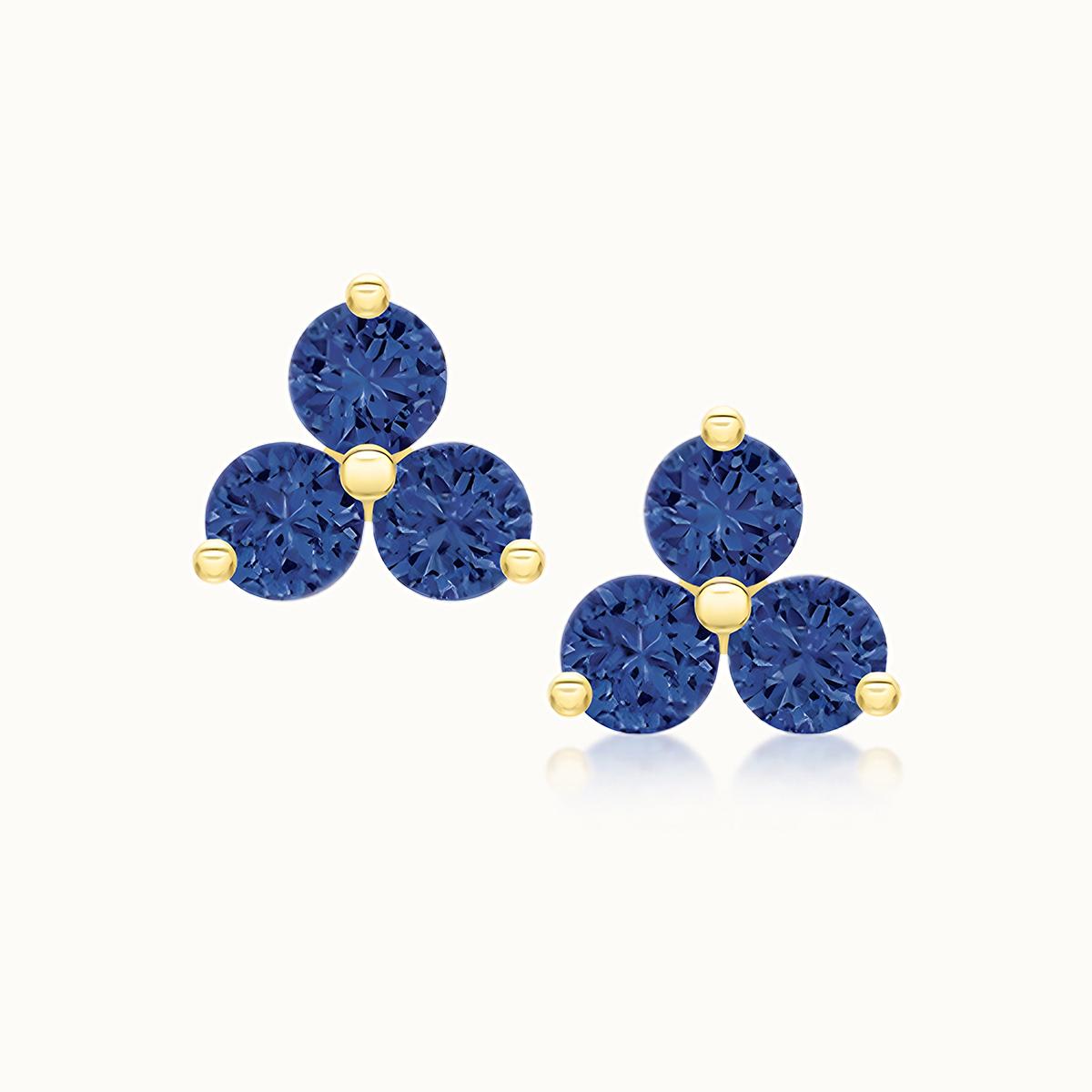 Lauren Studs Grand Sapphire