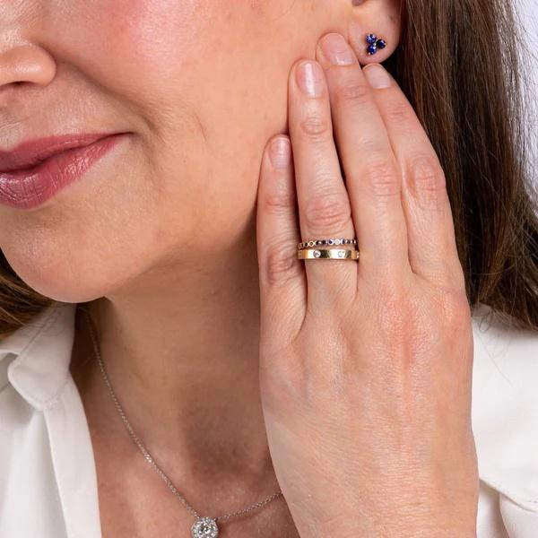 Lauren Studs Grand Sapphire