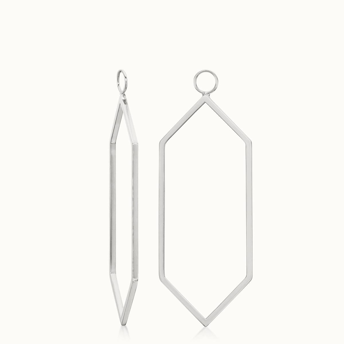 Hexagon Earring Charms