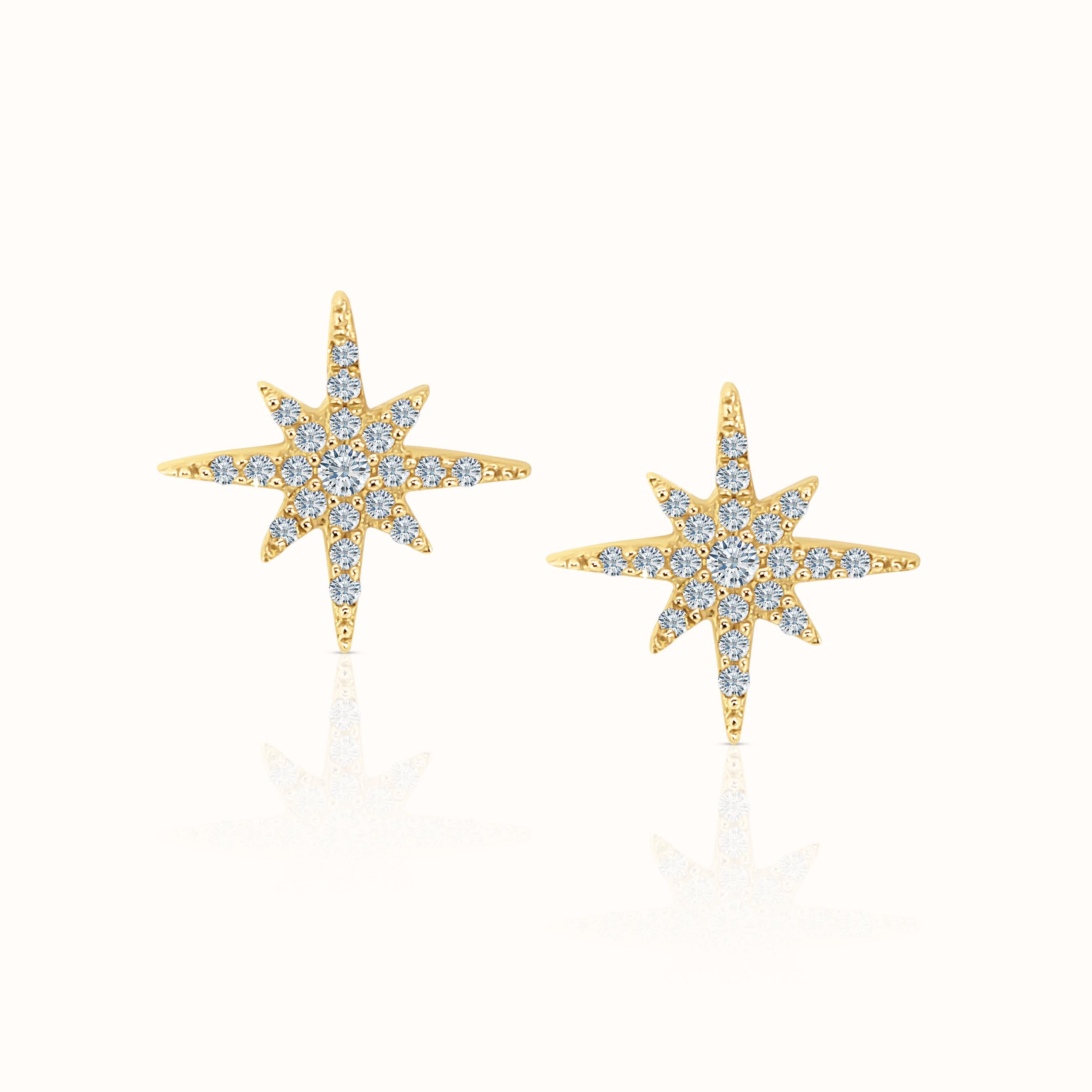 Starburst Diamond Studs