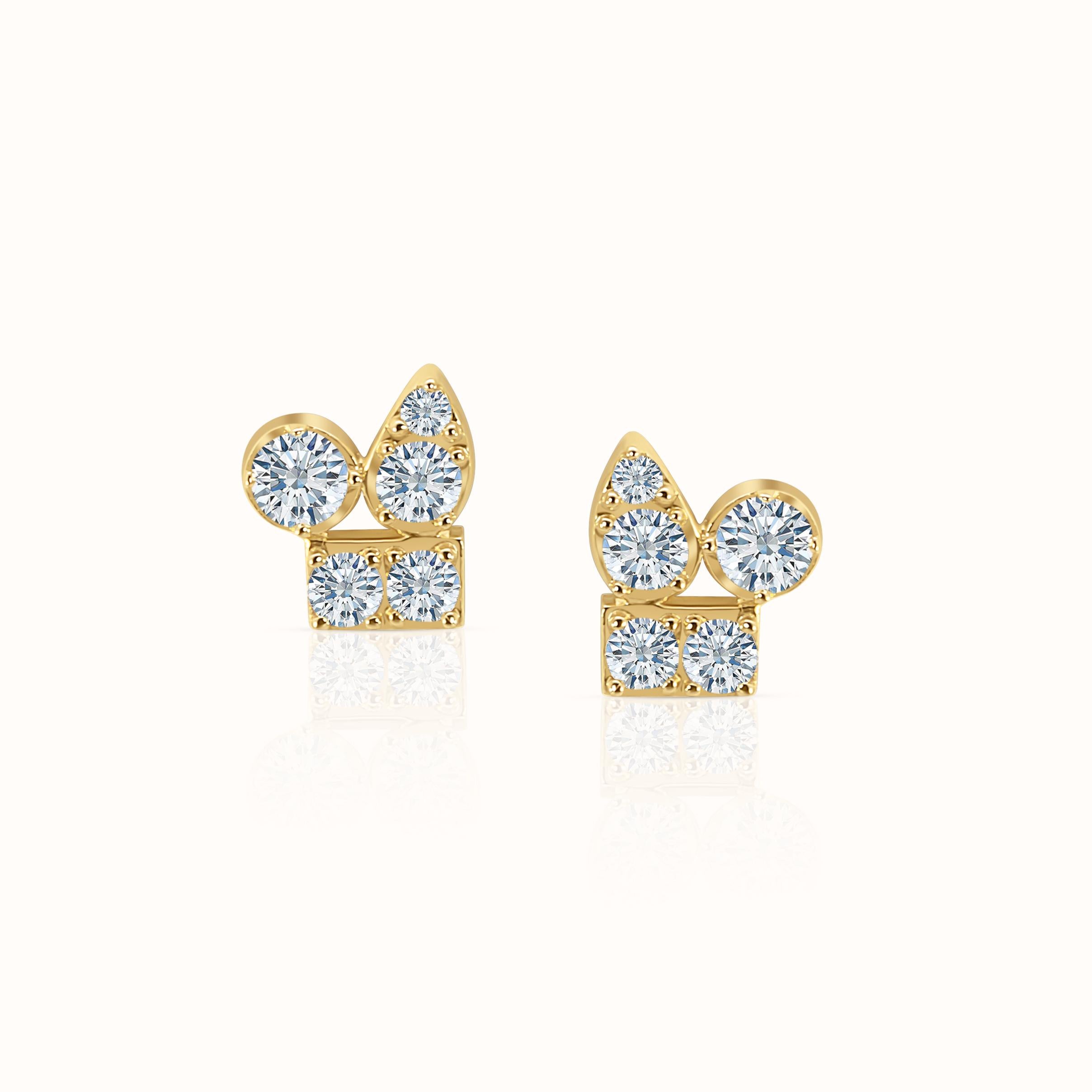 Cluster Diamond Studs
