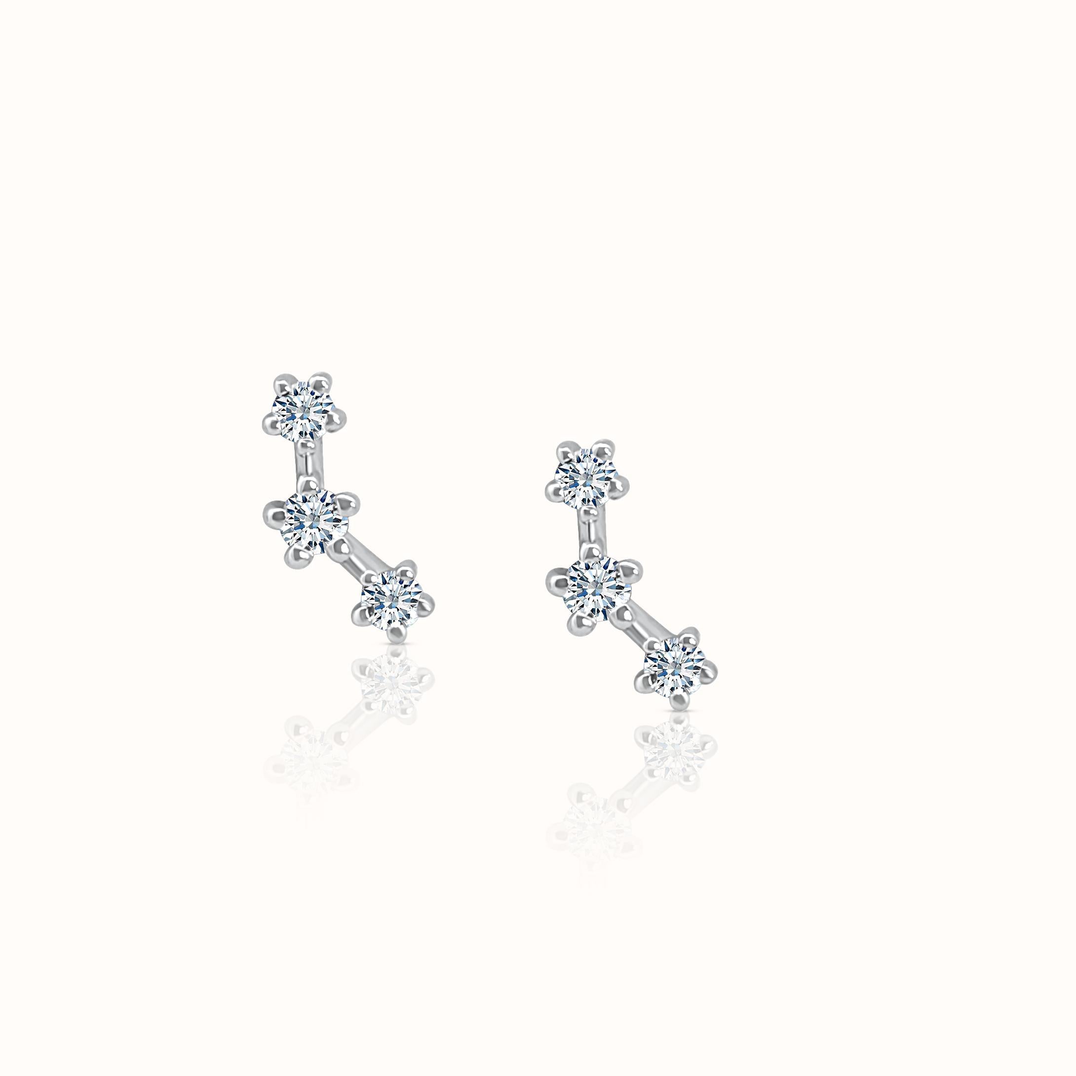 Climber Diamond Studs