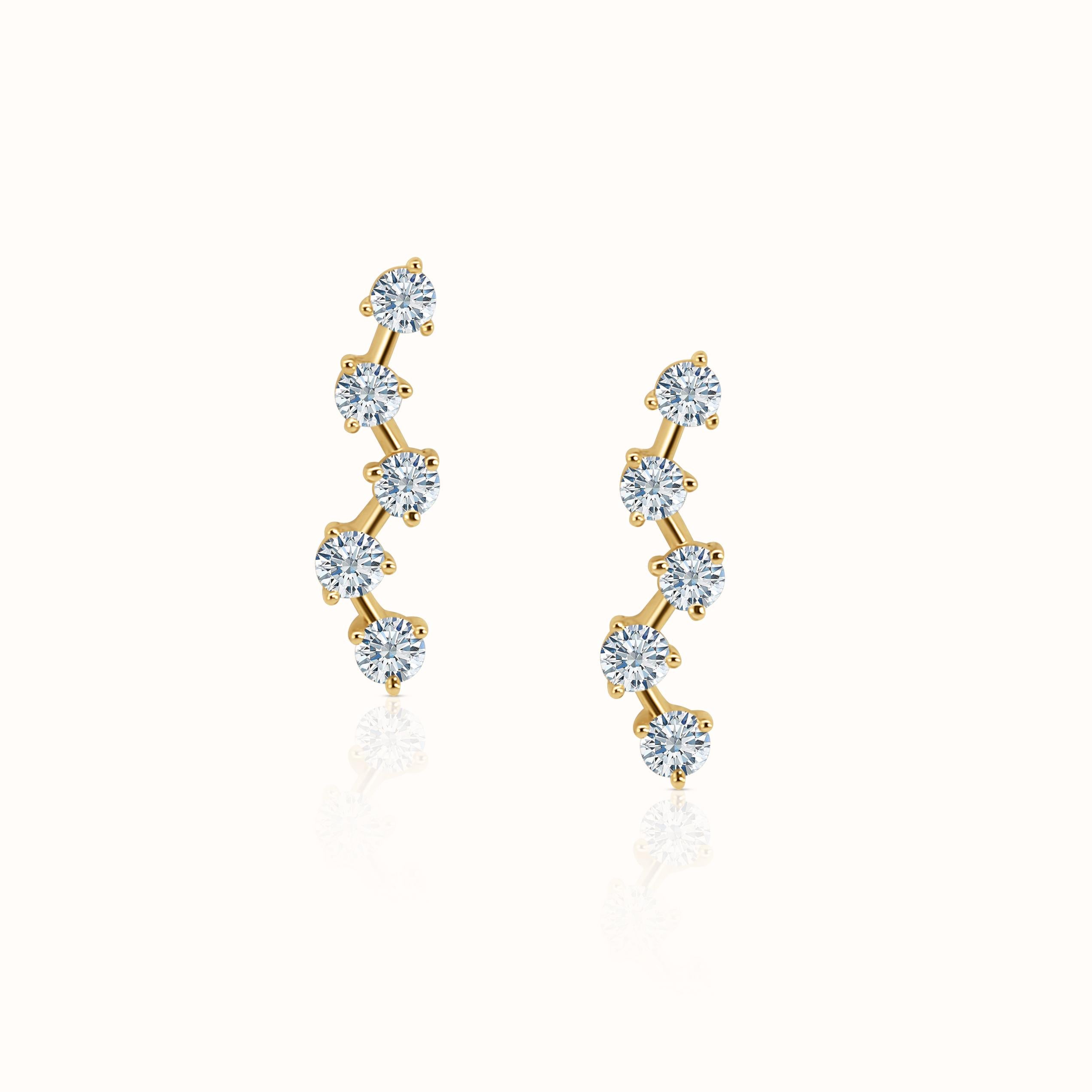 Climber Diamond Studs