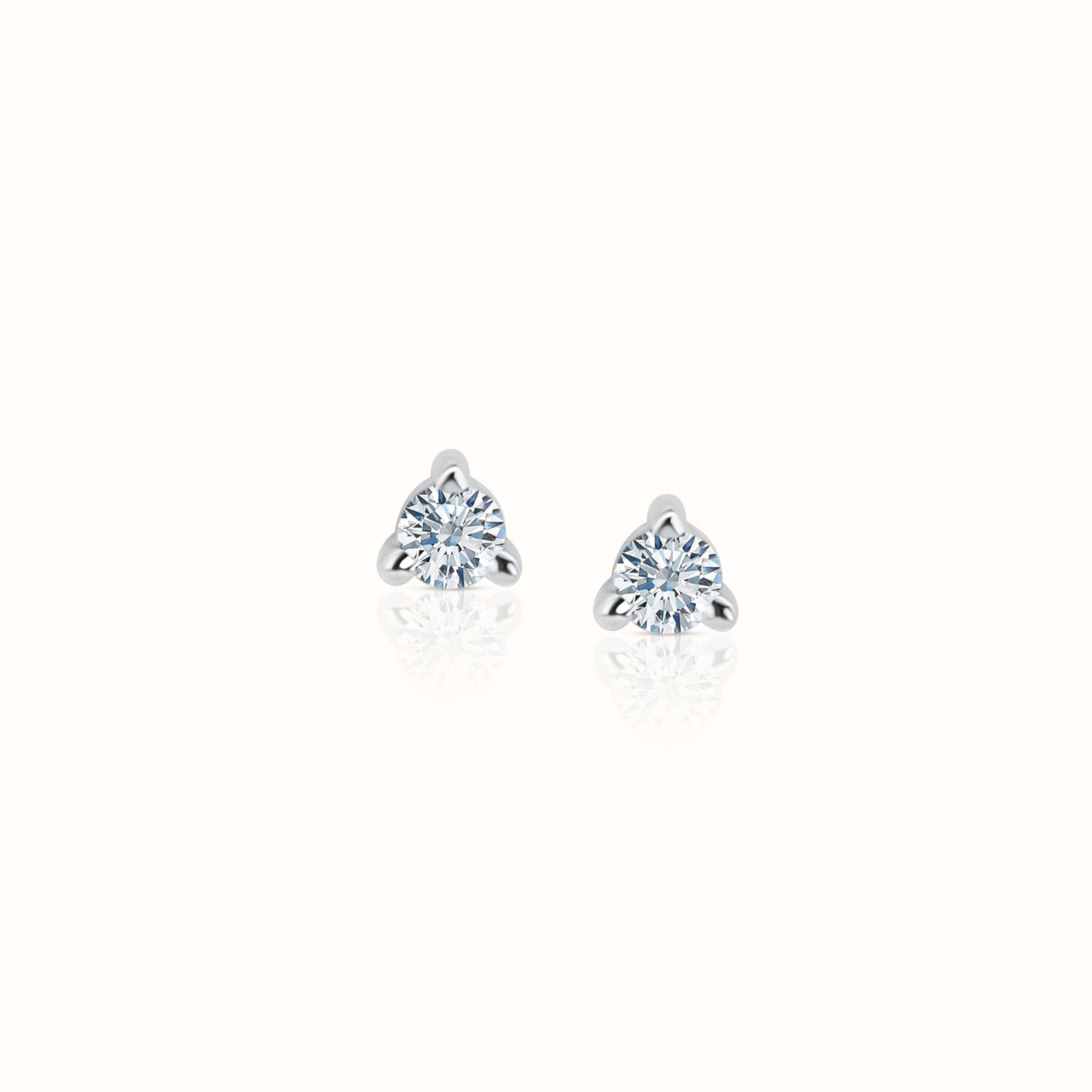 Petite Diamond Studs