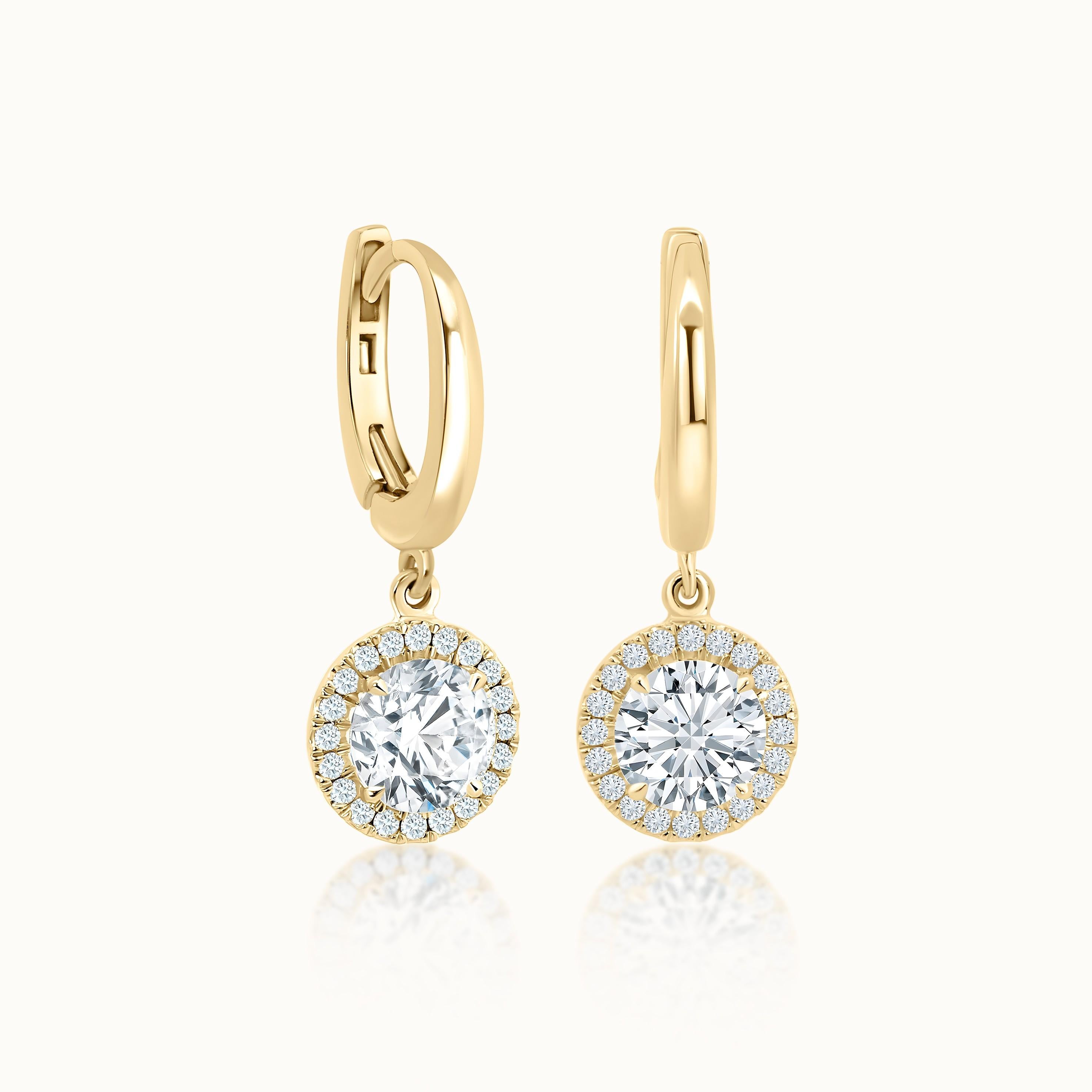 Kate Diamond Dangle Earrings