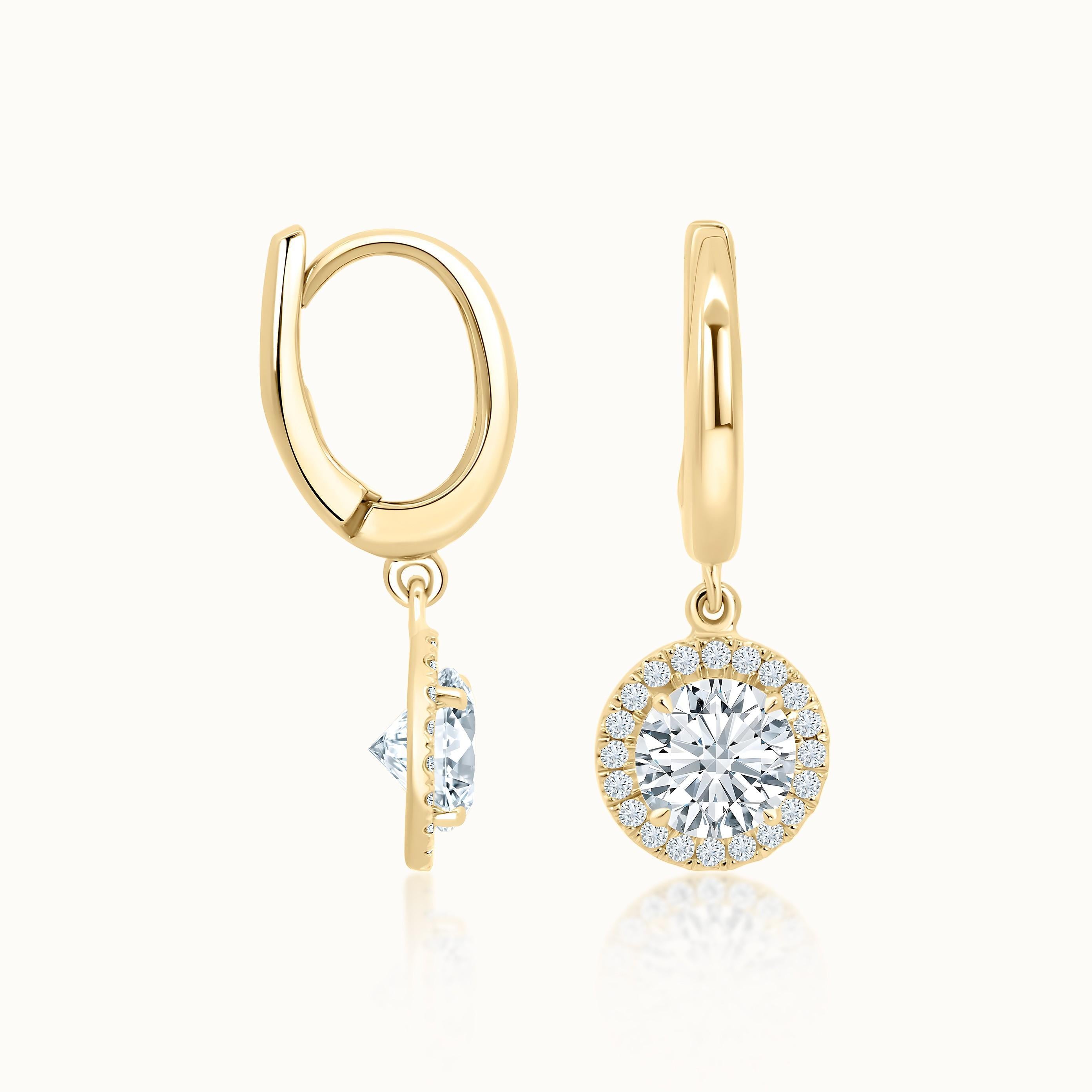 Kate Diamond Dangle Earrings
