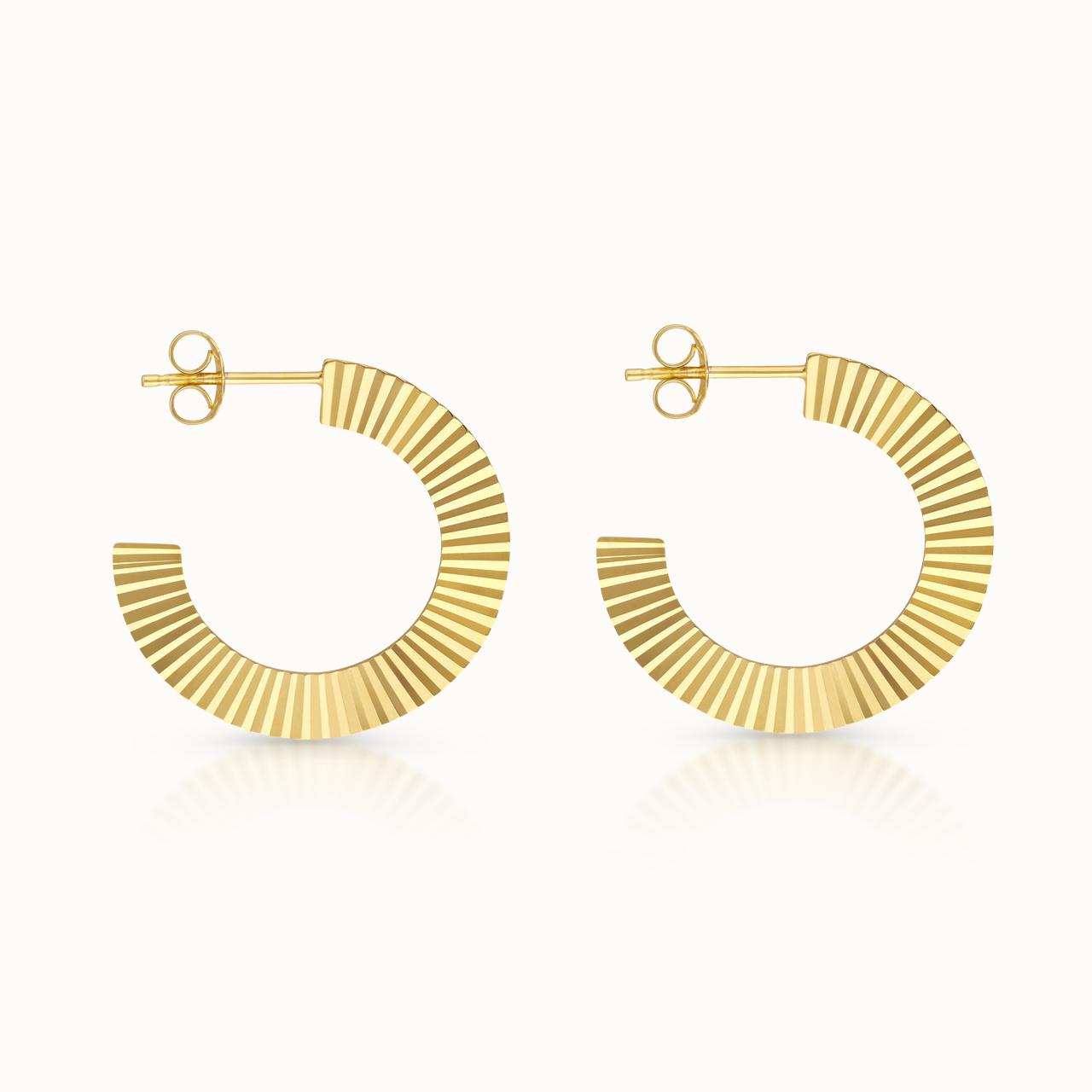 Radiant Circle Hoops