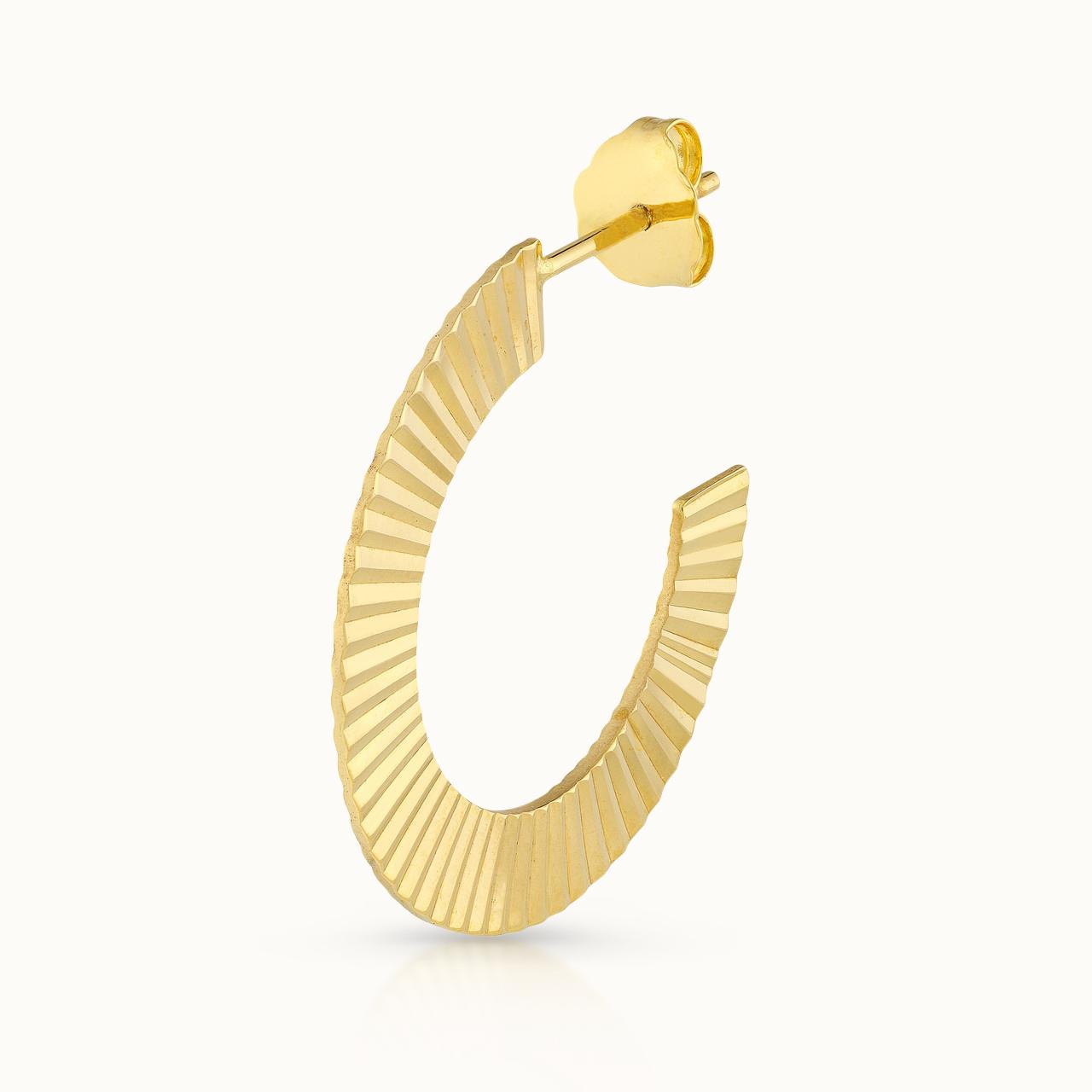 Radiant Circle Hoops