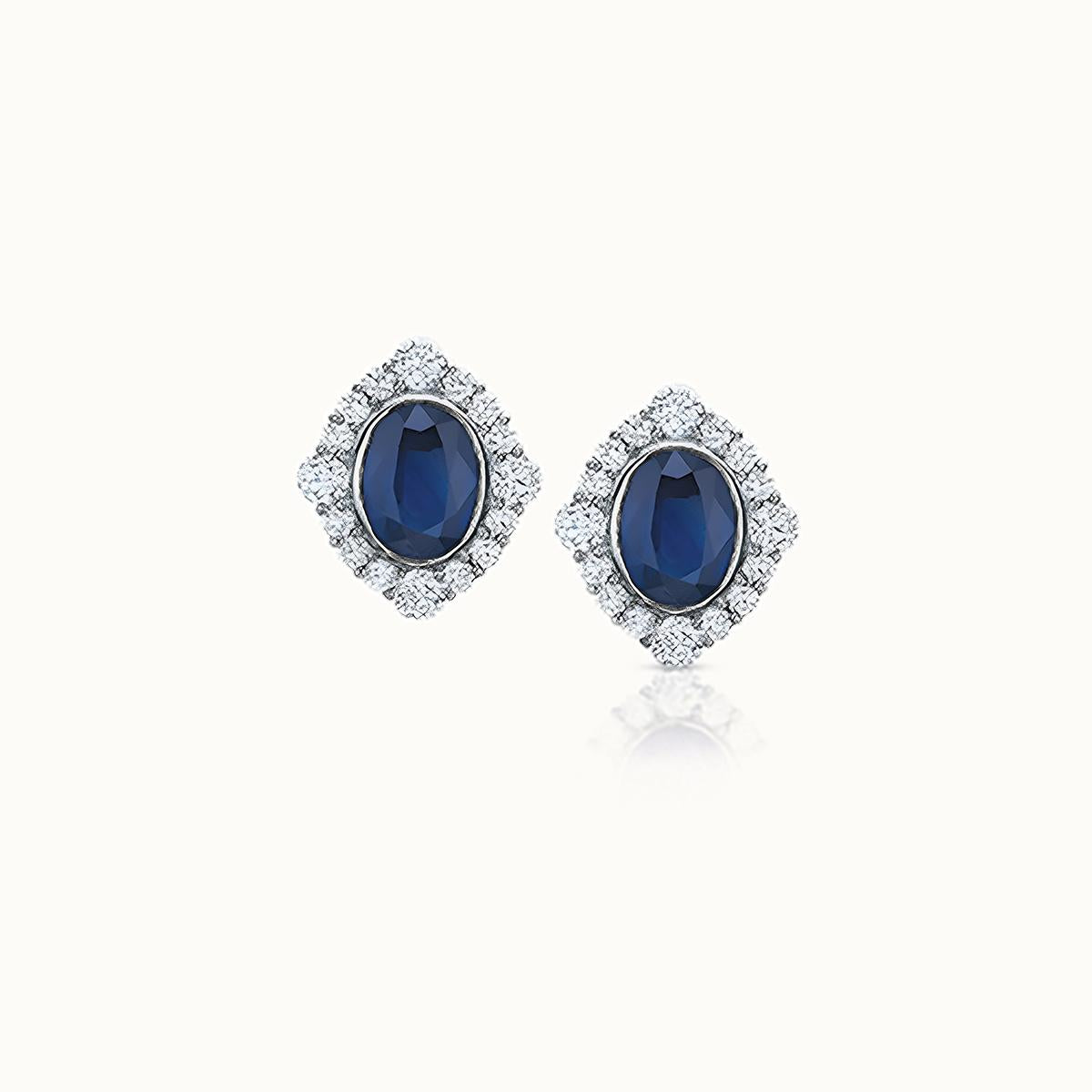 Sophia Sapphire & Diamond Studs