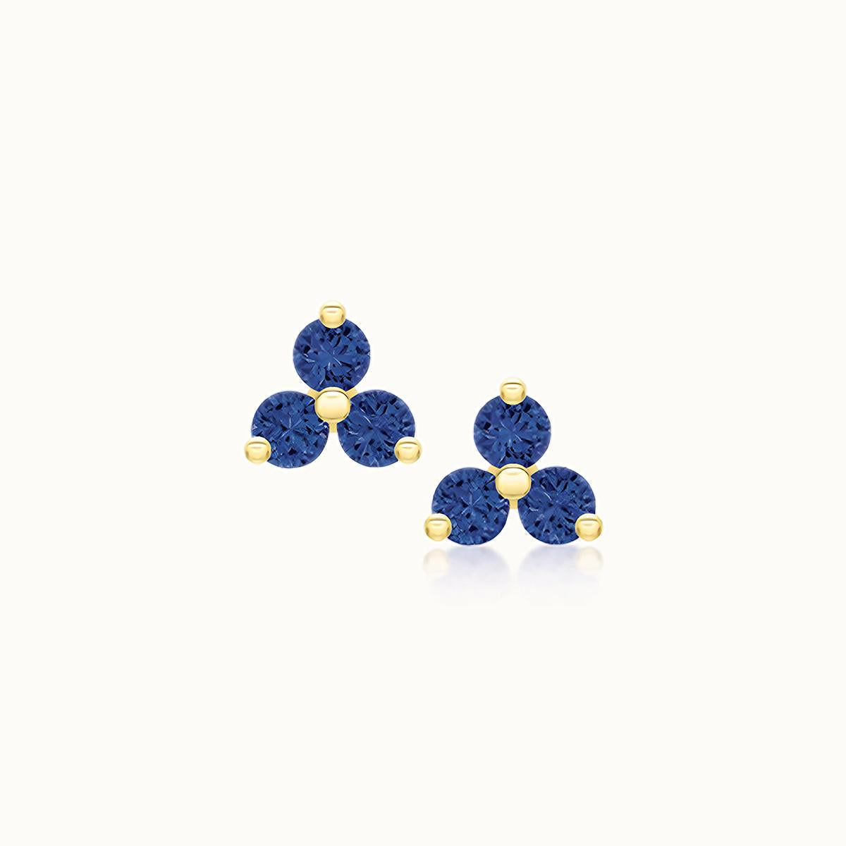 Lauren Studs Petite Sapphire