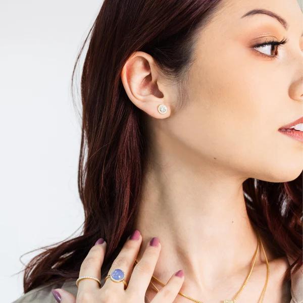 Kate Studs Round Diamond