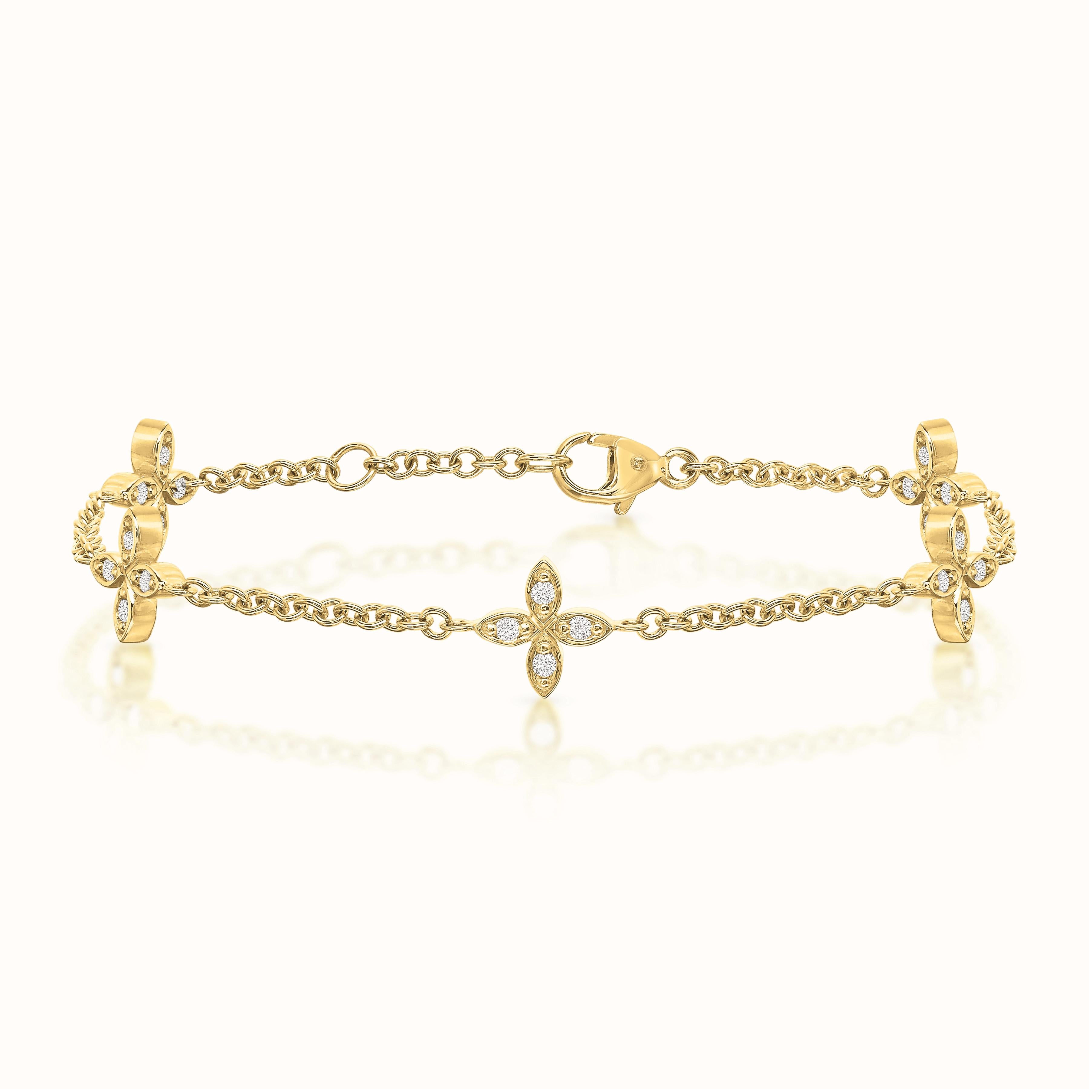 Sophia Floral Motif Bracelet