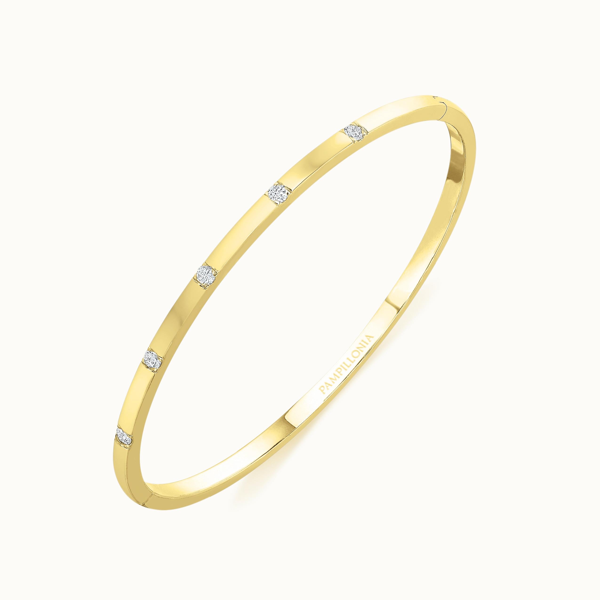 Lennon Bangle Five Diamond