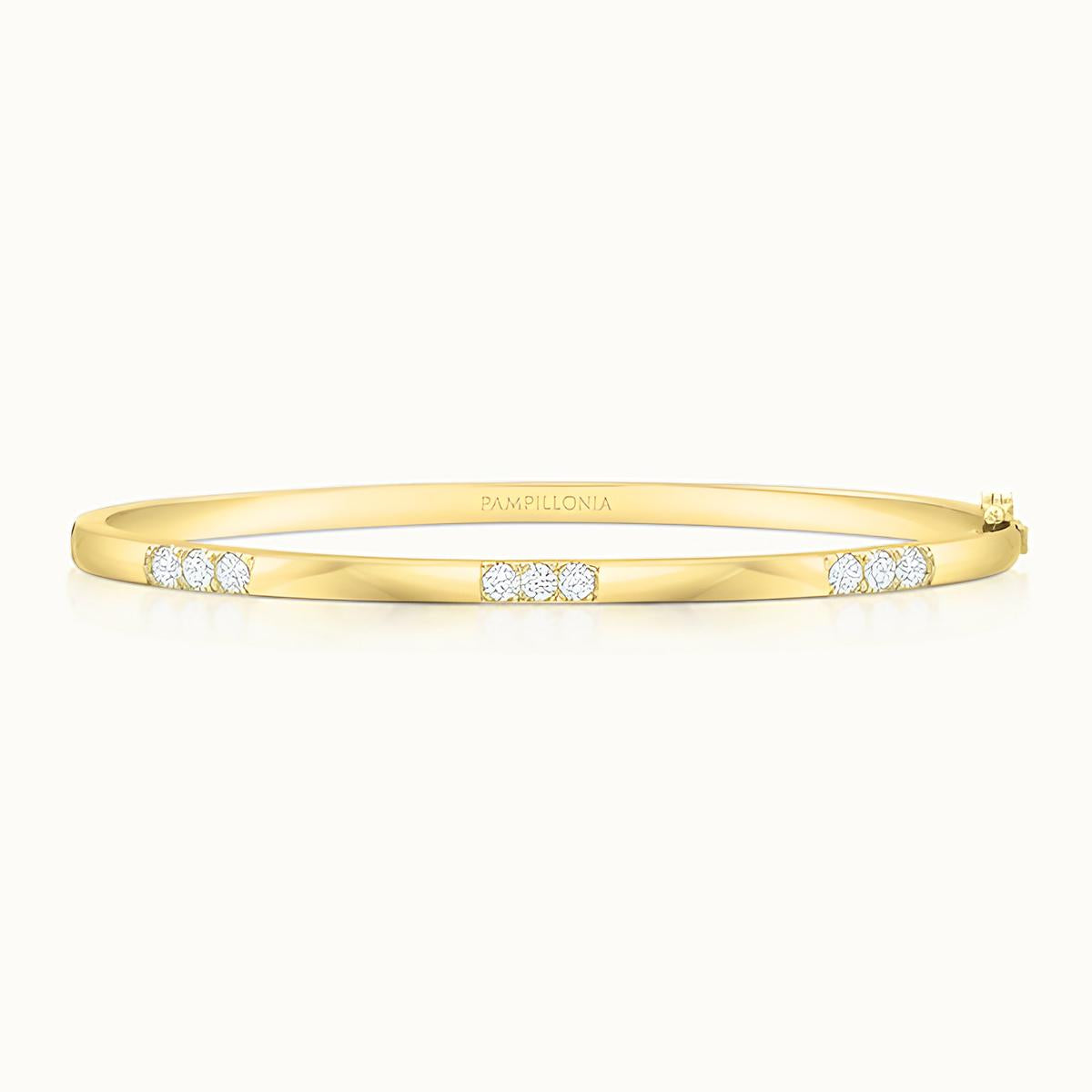 Lennon Bangle Nine Diamond