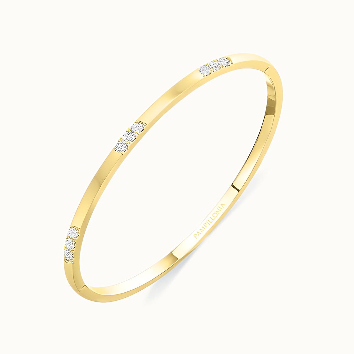 Lennon Bangle Nine Diamond