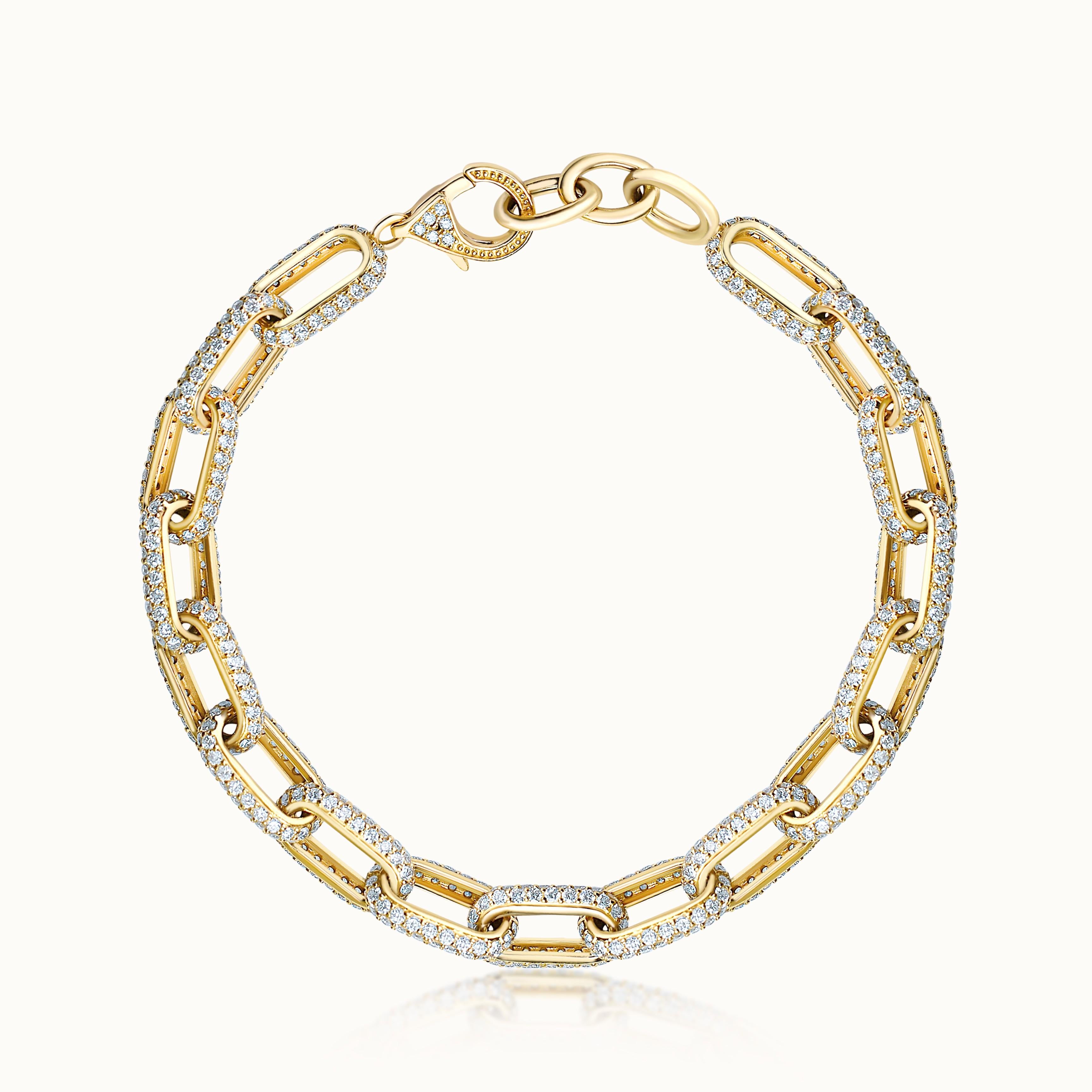 Pave Link Bracelet