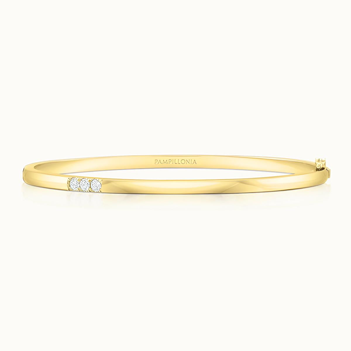 Lennon Bangle Trio Diamond
