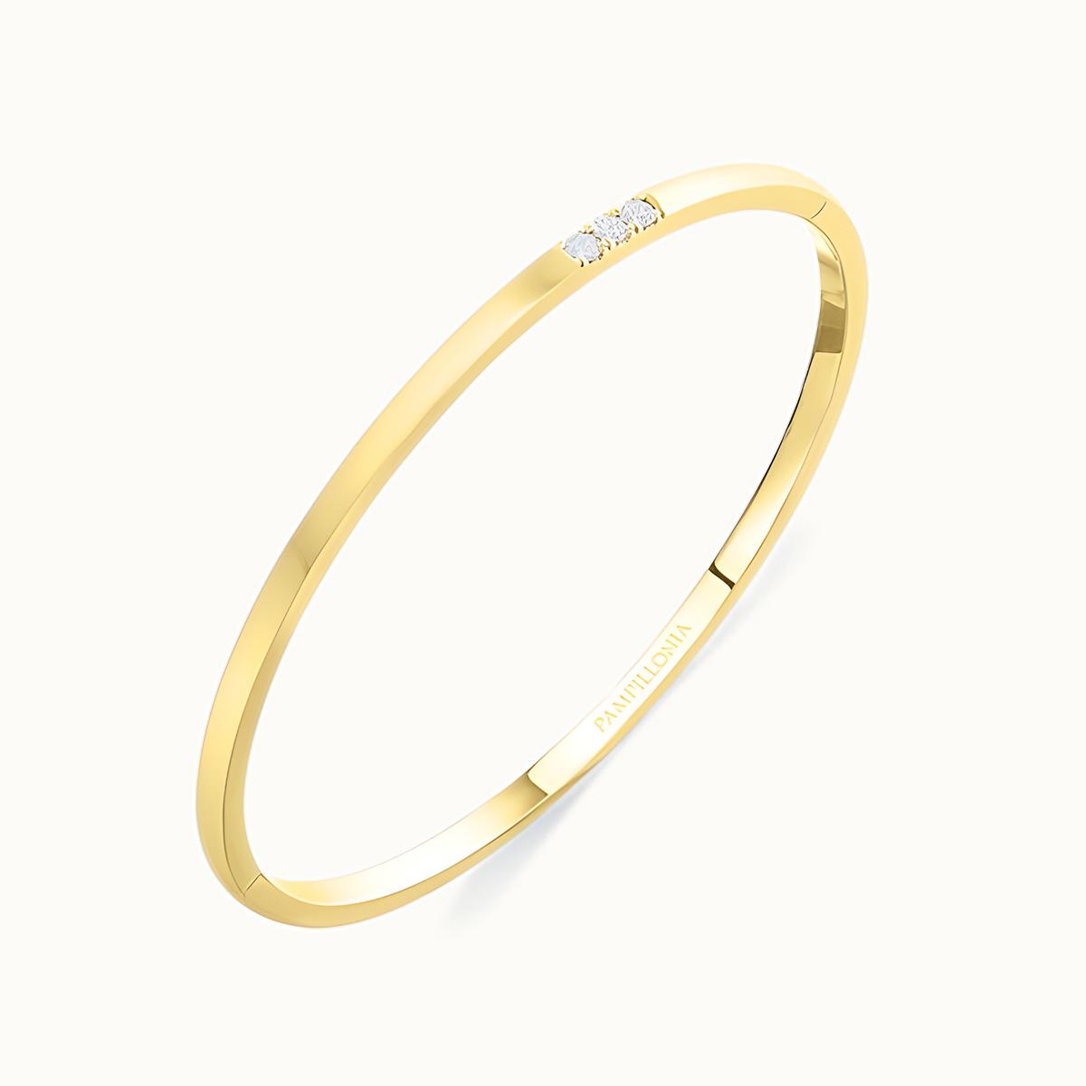 Lennon Bangle Trio Diamond