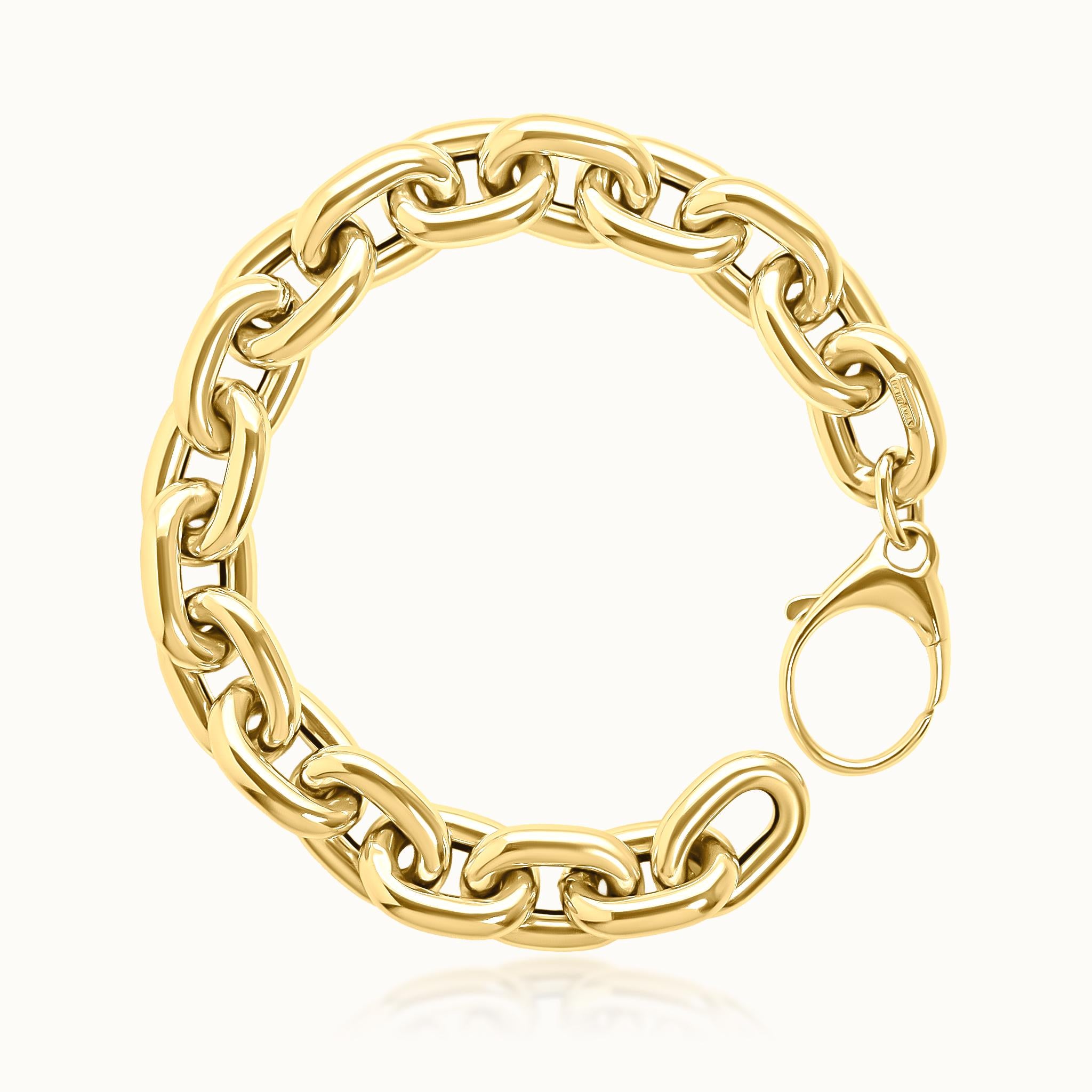 Bold Chunky Oval Link Bracelet