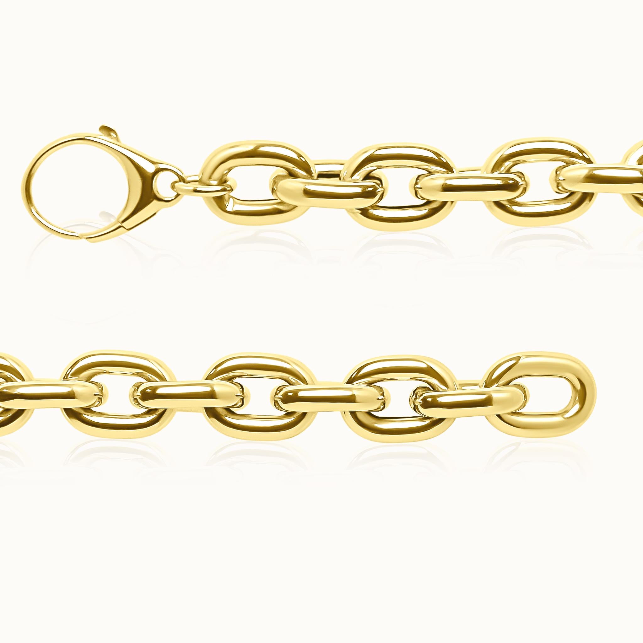 Bold Chunky Oval Link Bracelet