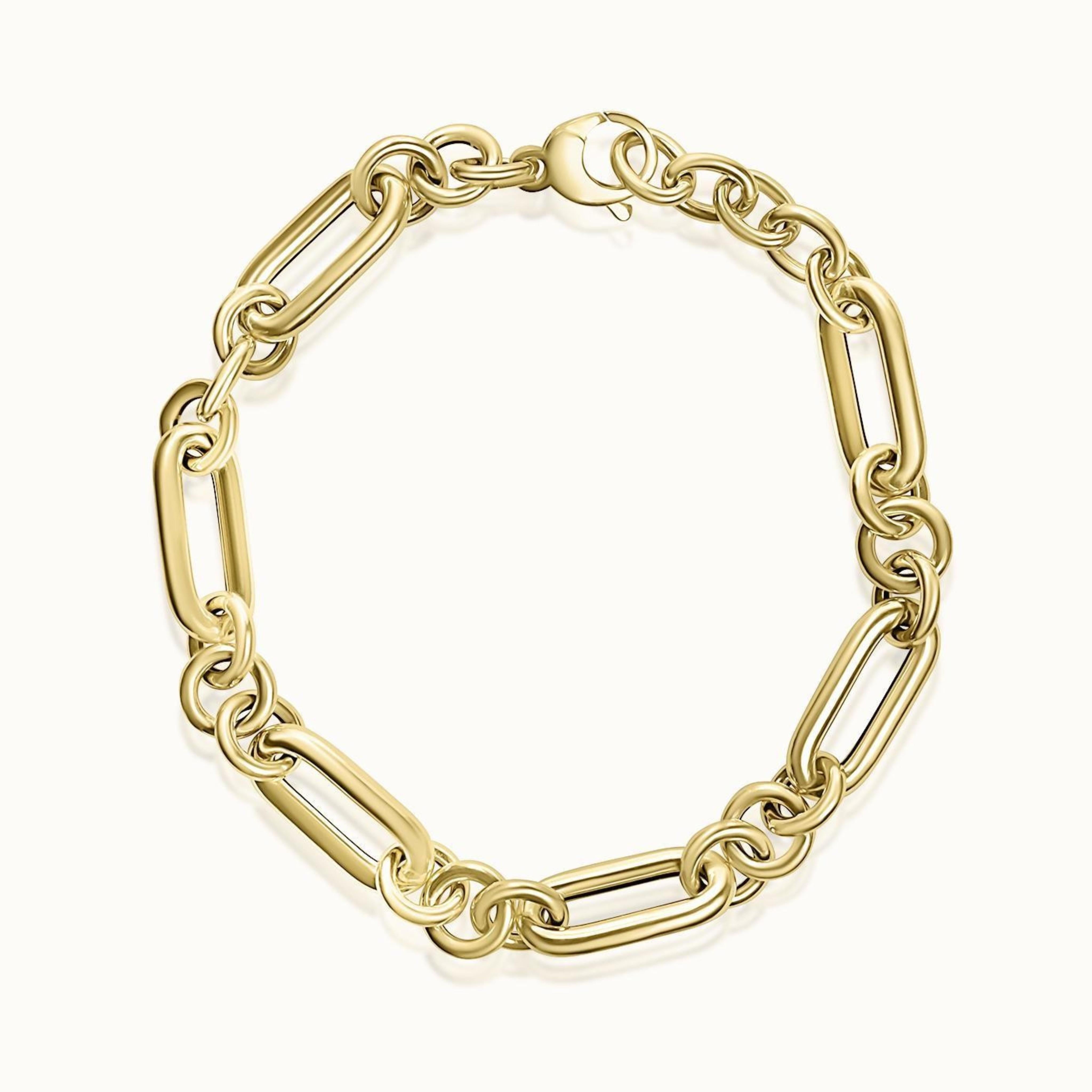 Chunky Mixed Link Bracelet