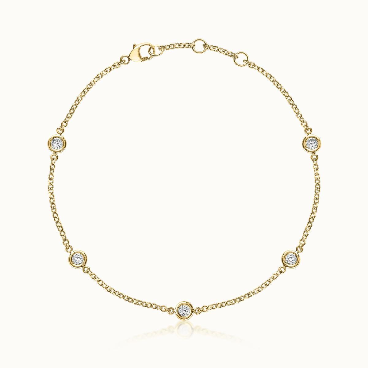 Signiture Diamond Station Bracelet