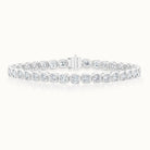 Round Bezel Set Line Bracelet