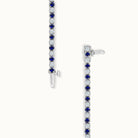 Diamond & Sapphire Line Bracelet