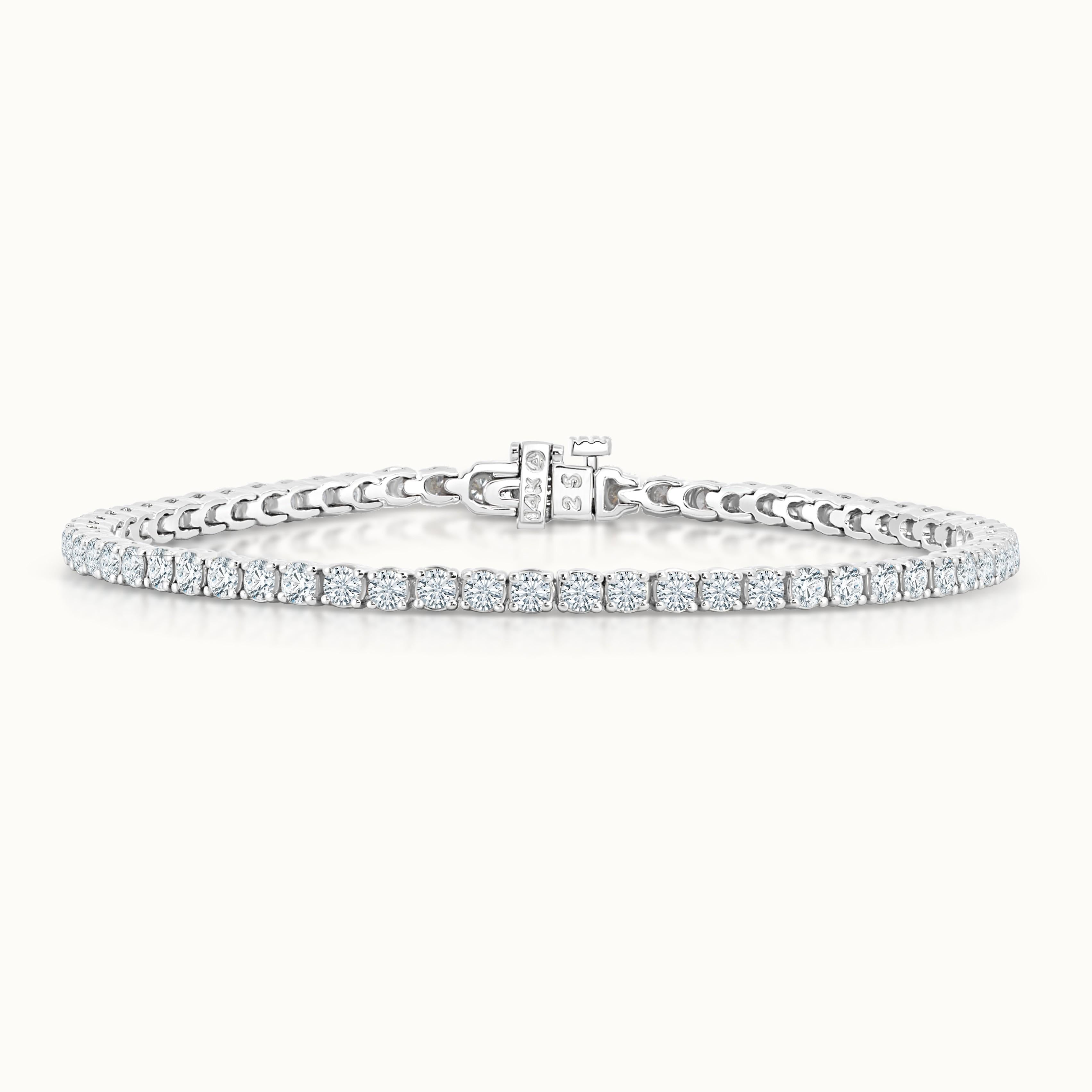 Diamond Line Bracelet 3.25 ct