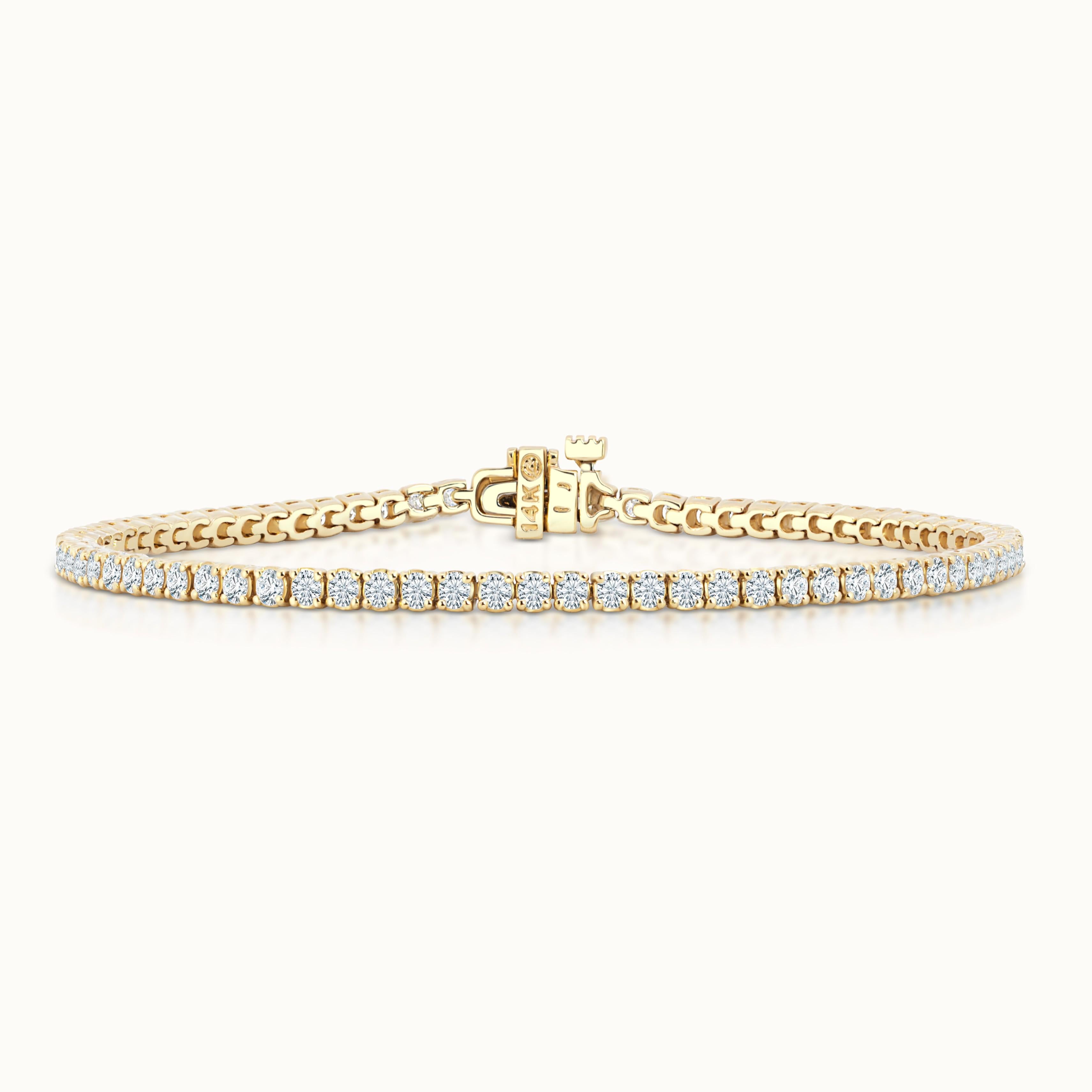 Diamond Line Bracelet 2 ct