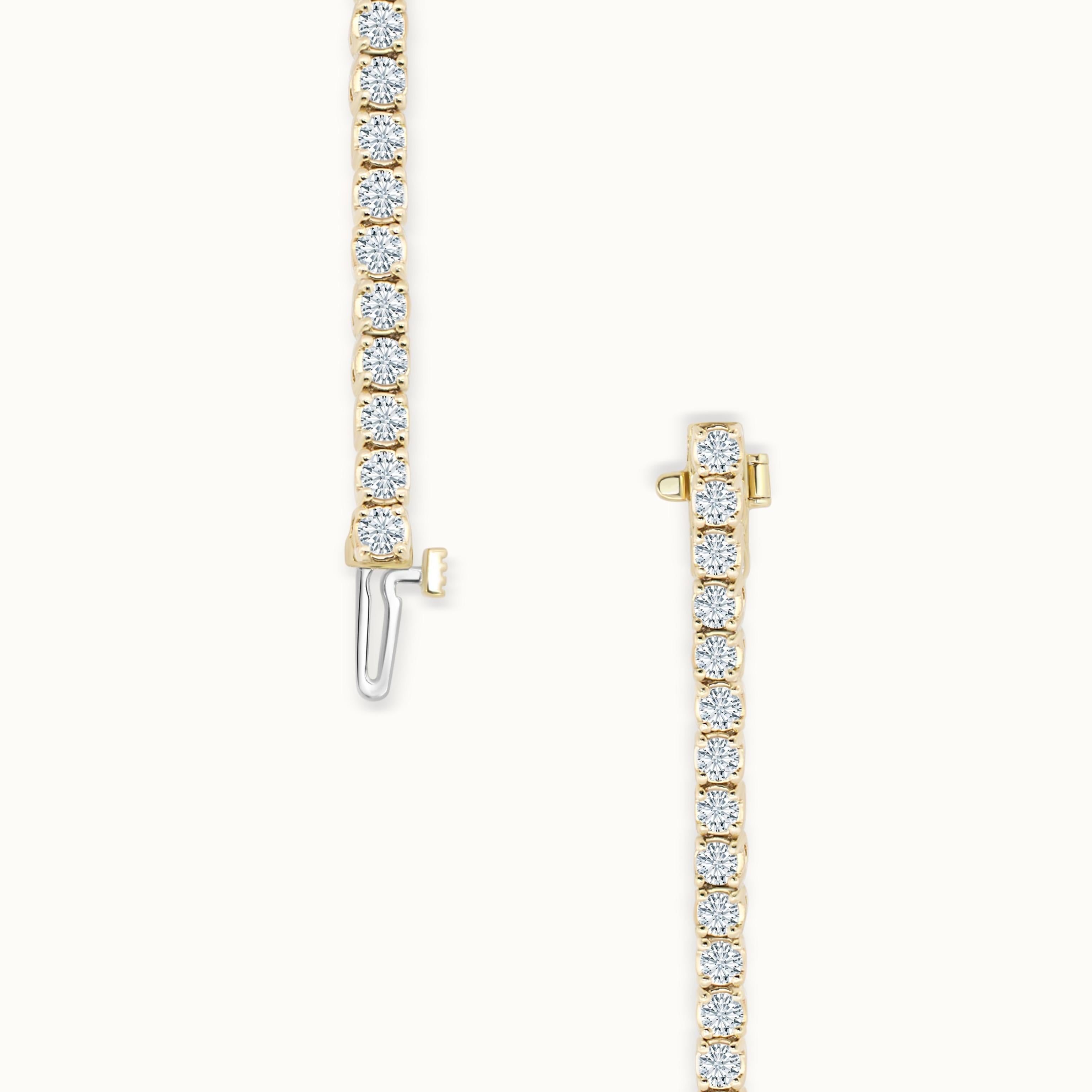 Diamond Line Bracelet 5 ct