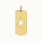 Signature Star of David Tag Pendant