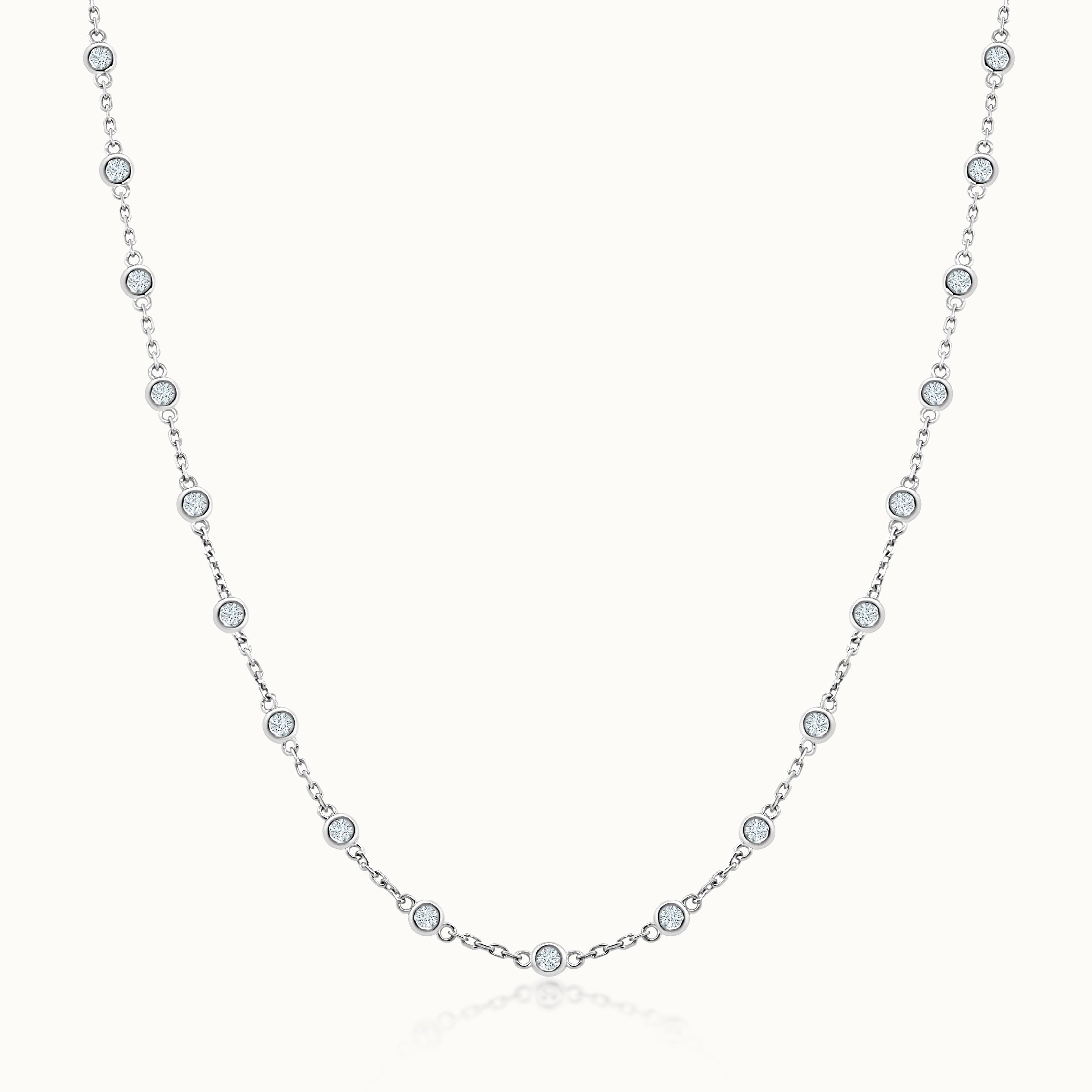 Diamond Station Necklace