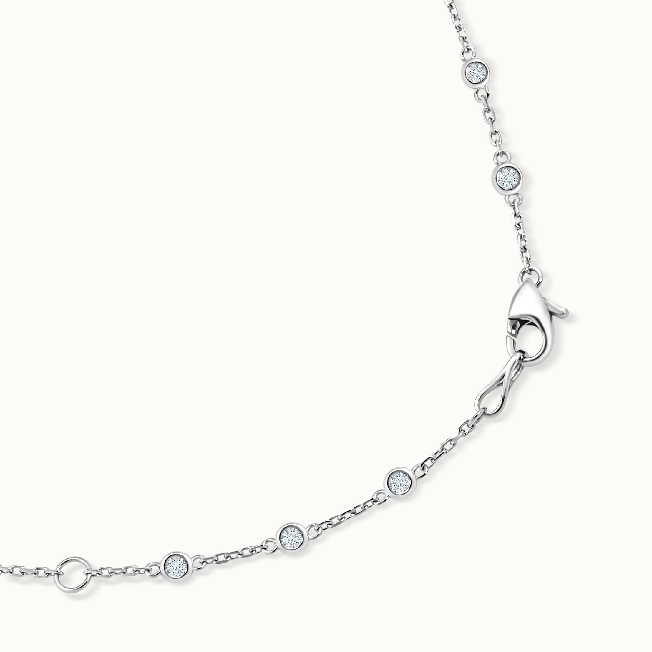Diamond Station Necklace