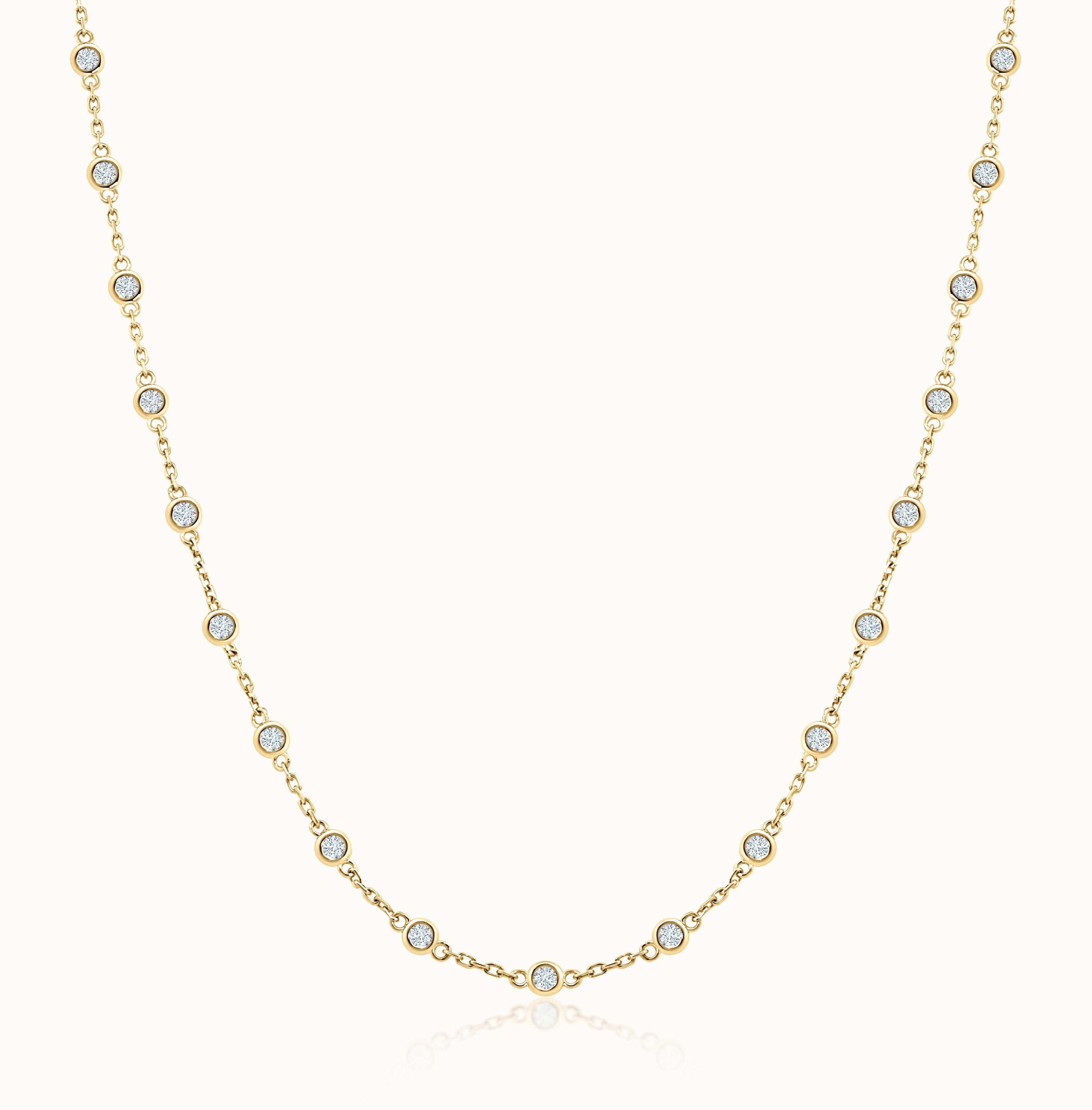 Diamond Station Necklace