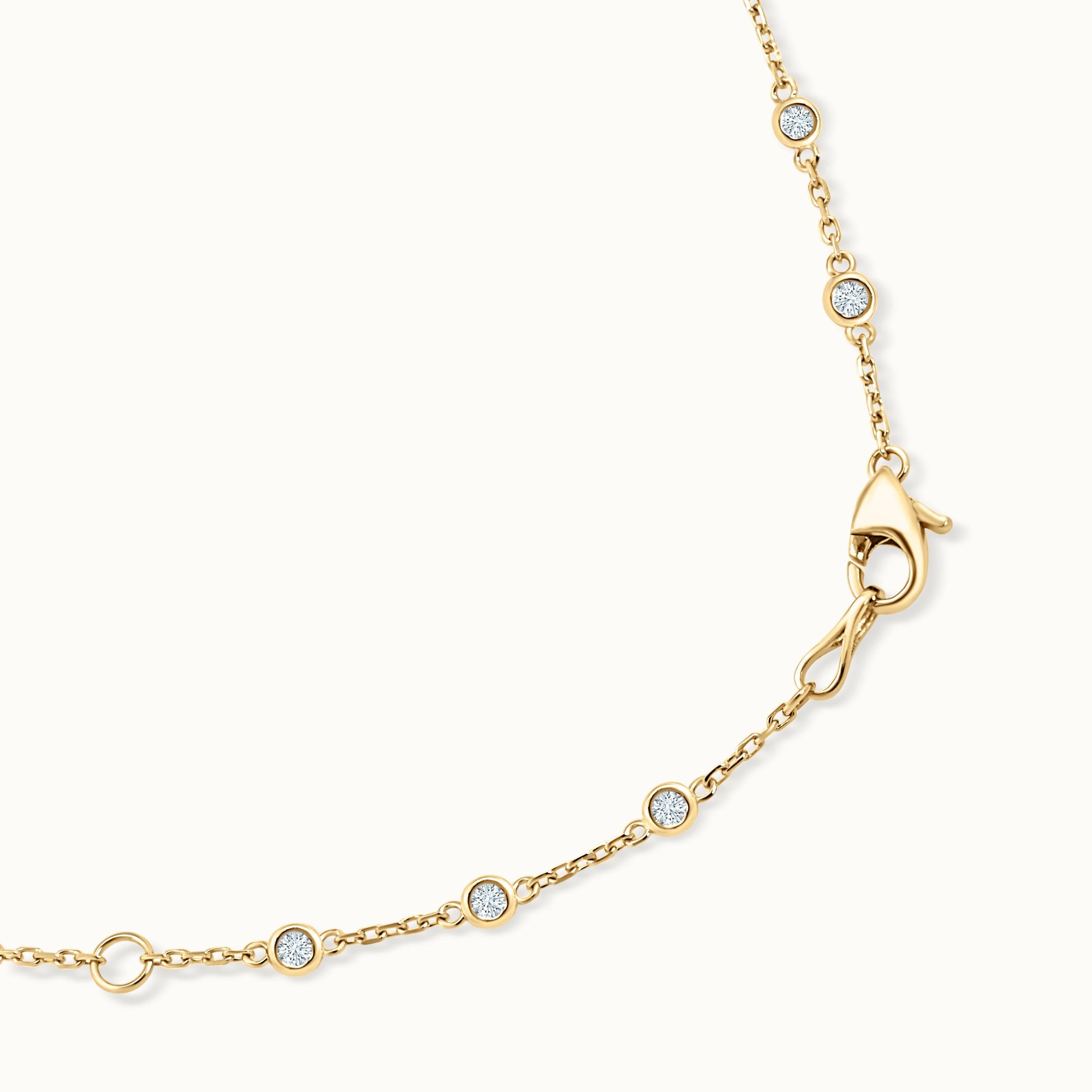 Diamond Station Necklace