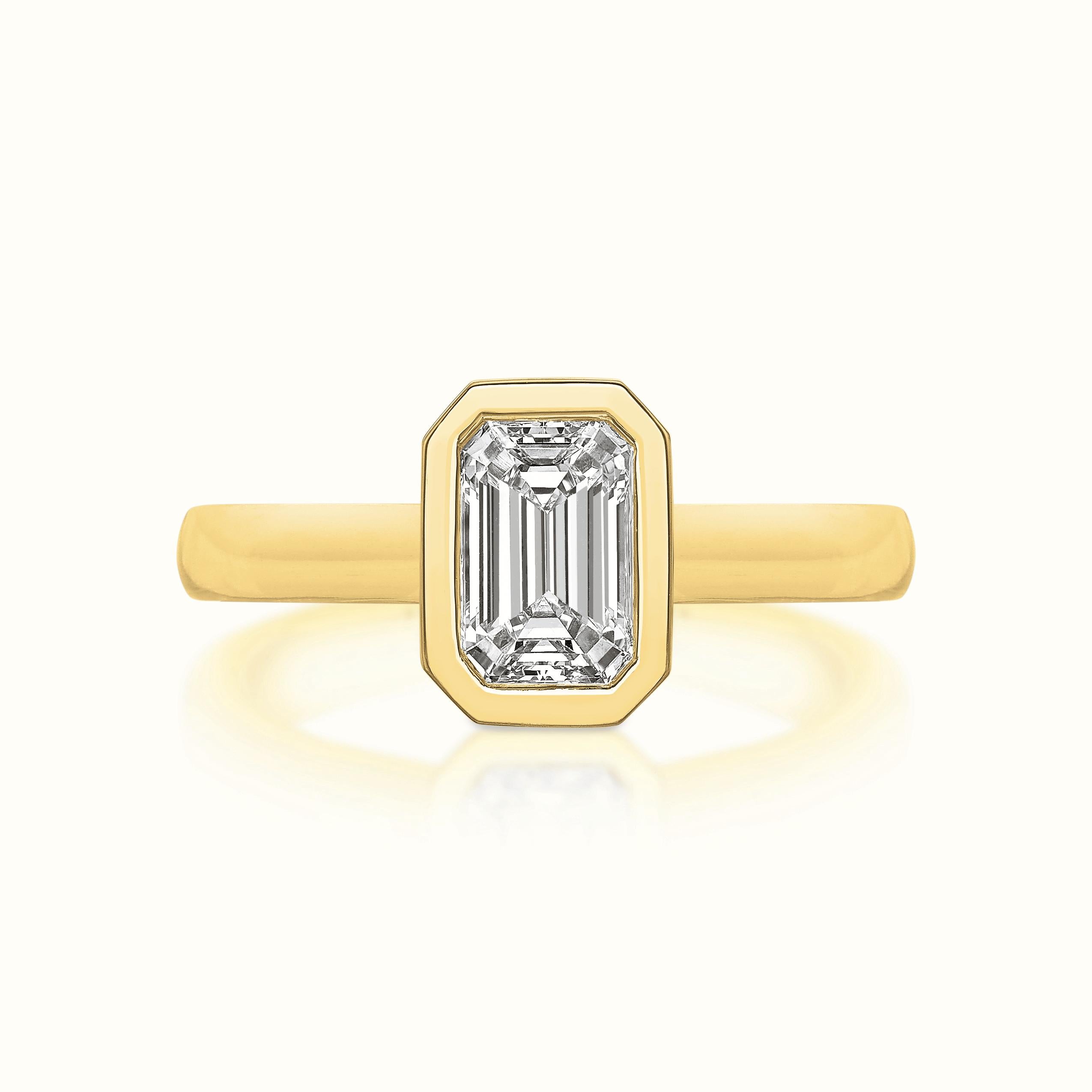 Quinn Emerald Cut Diamond Ring 1.00 ct