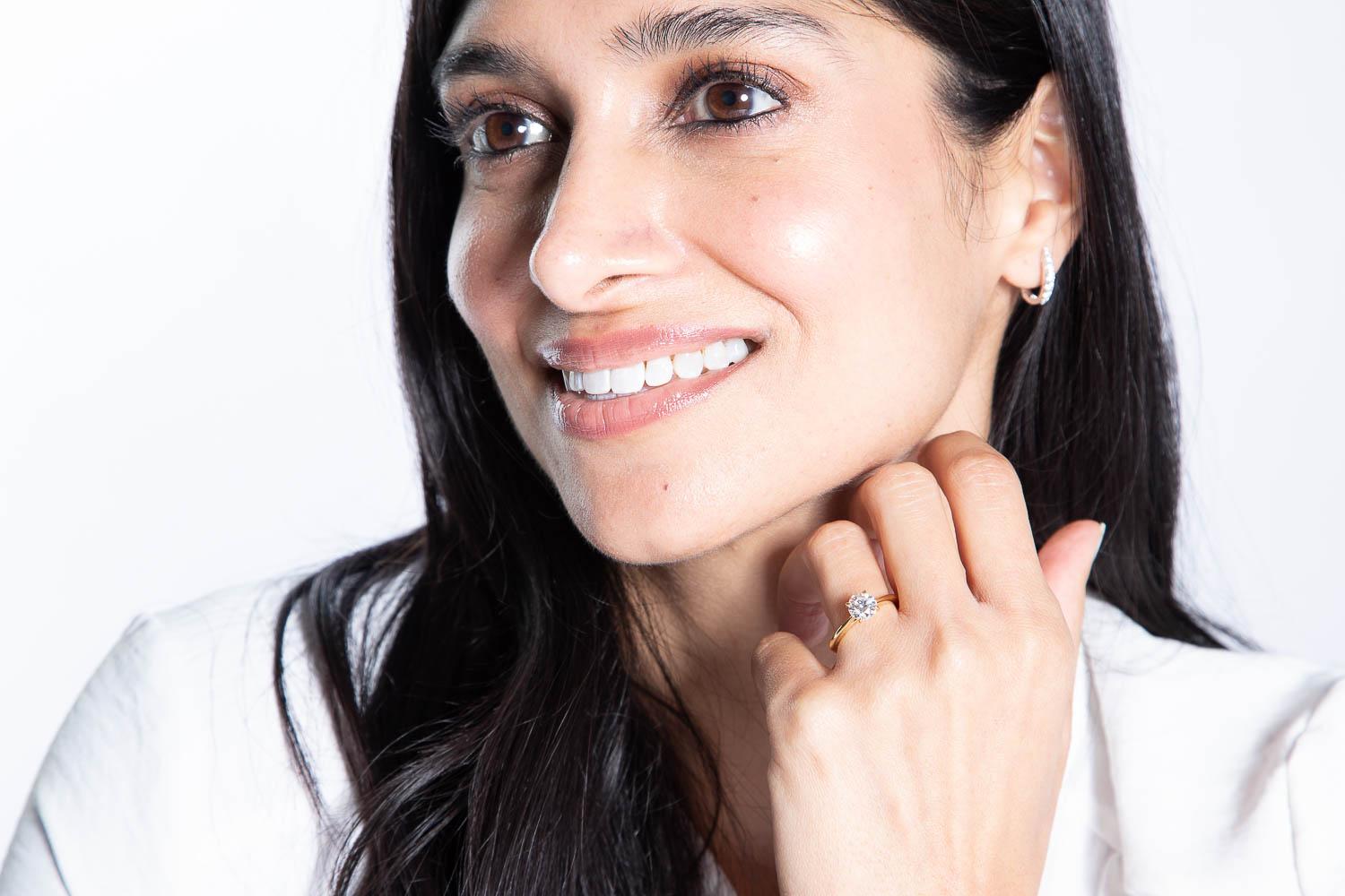 Lennon Round Diamond Solitaire 0.96 ct