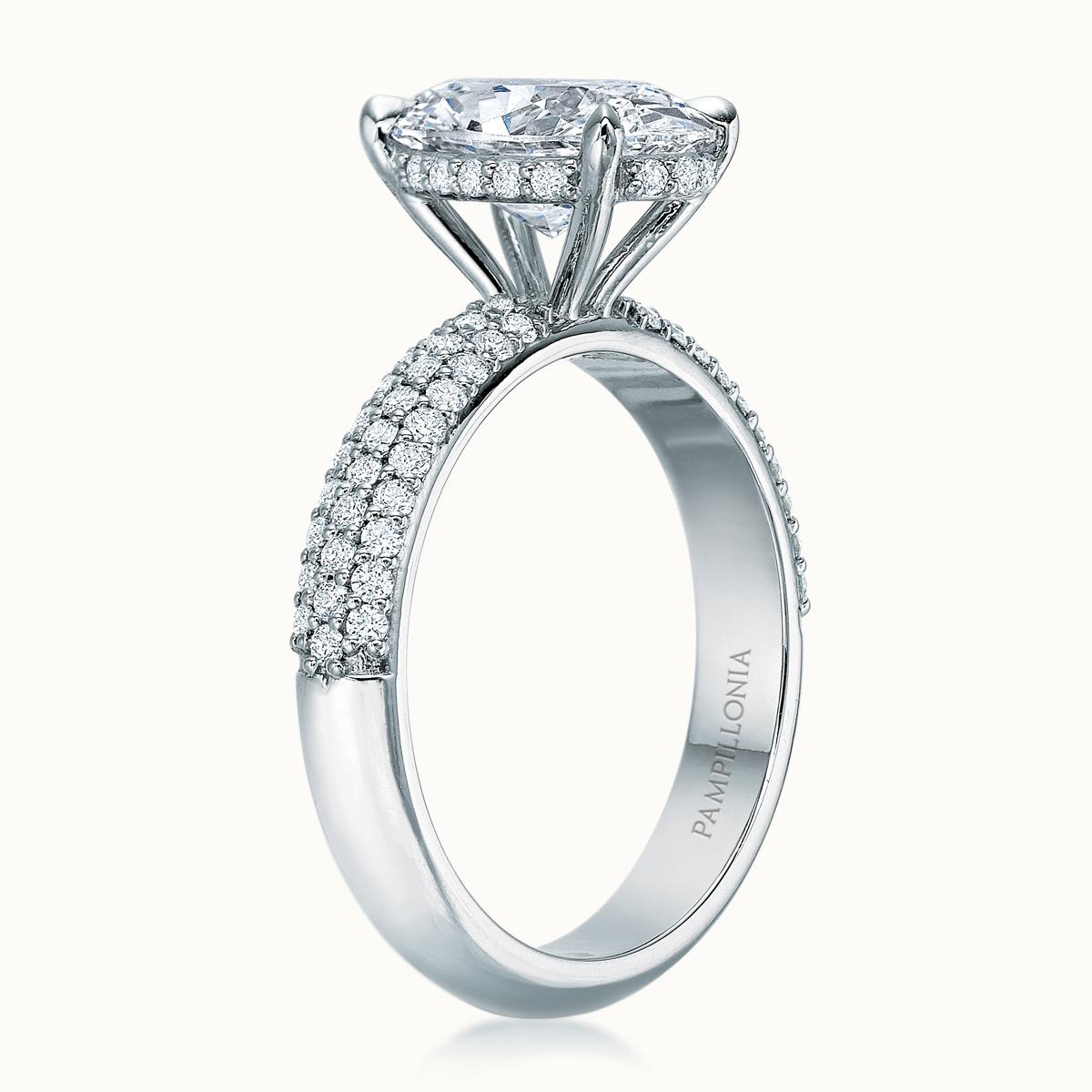 Kathleen Solitaire Oval Diamond