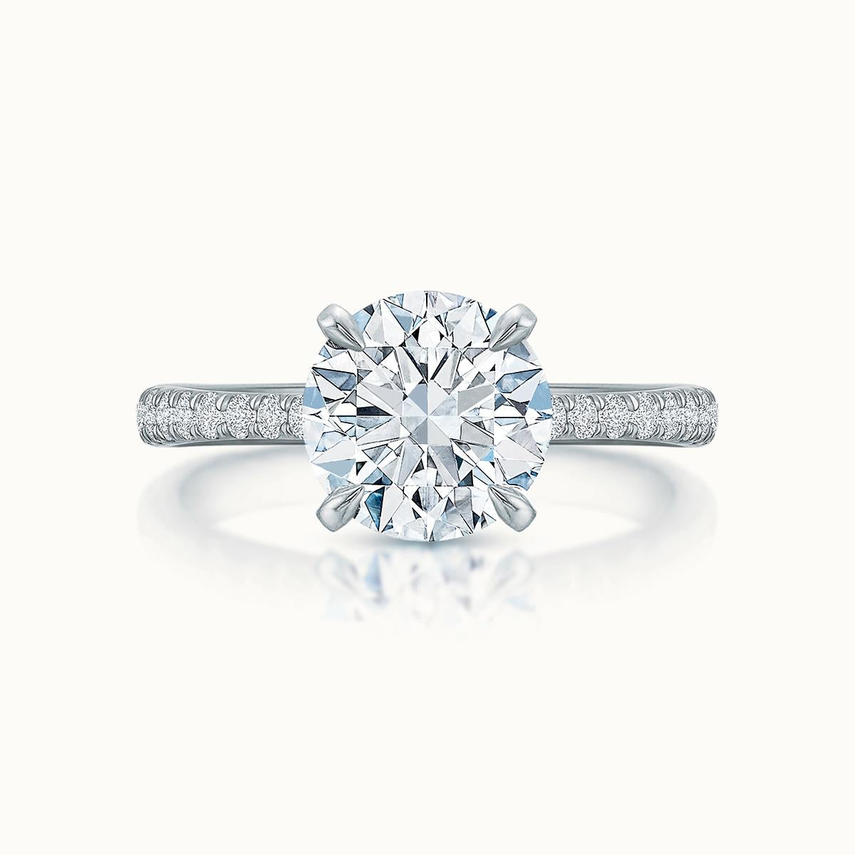 Lennon Round Diamond Solitaire 2.00 ct