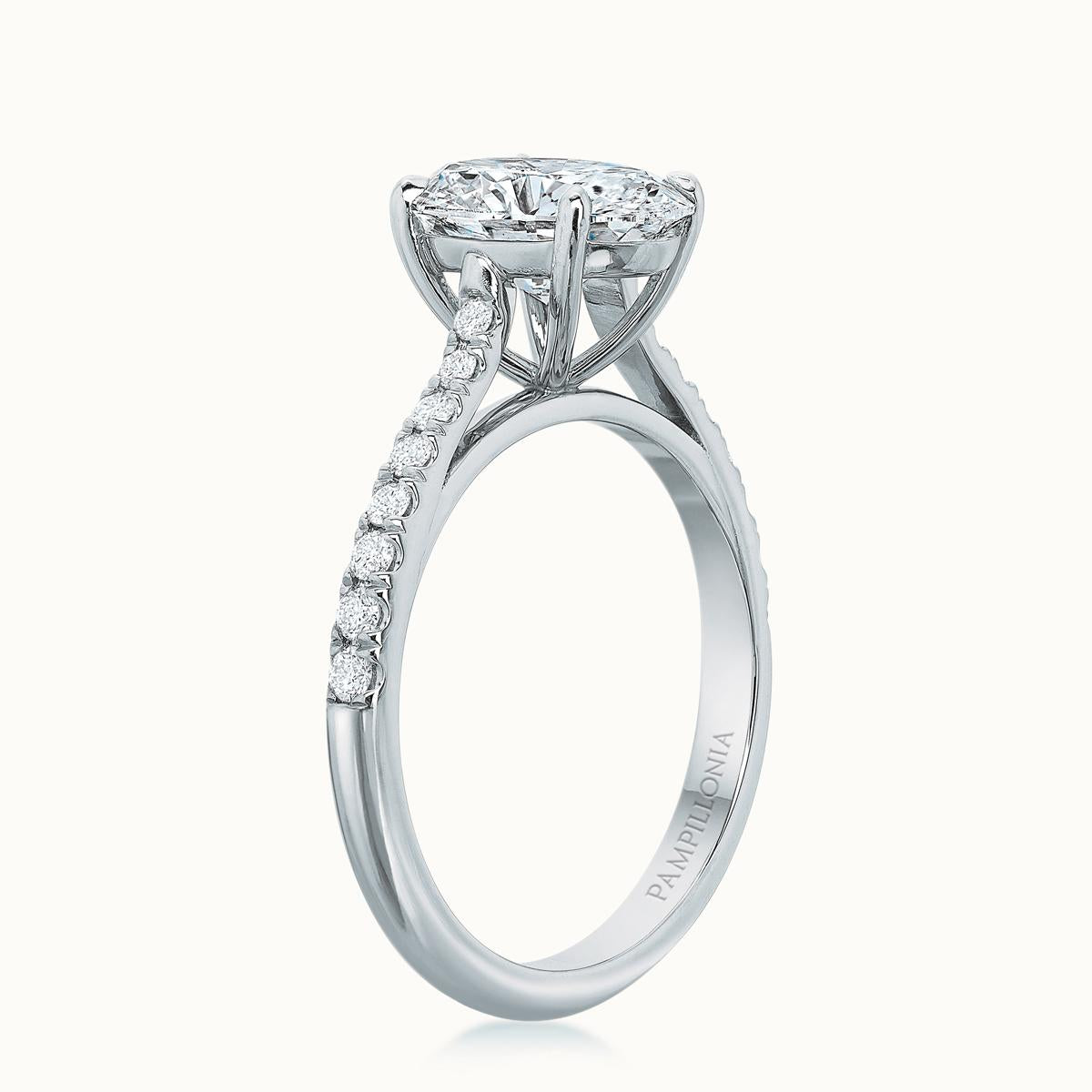 Lennon Oval Diamond Solitaire