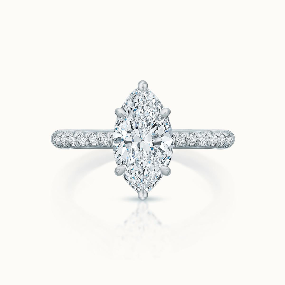 Lennon Marquise Diamond Solitaire