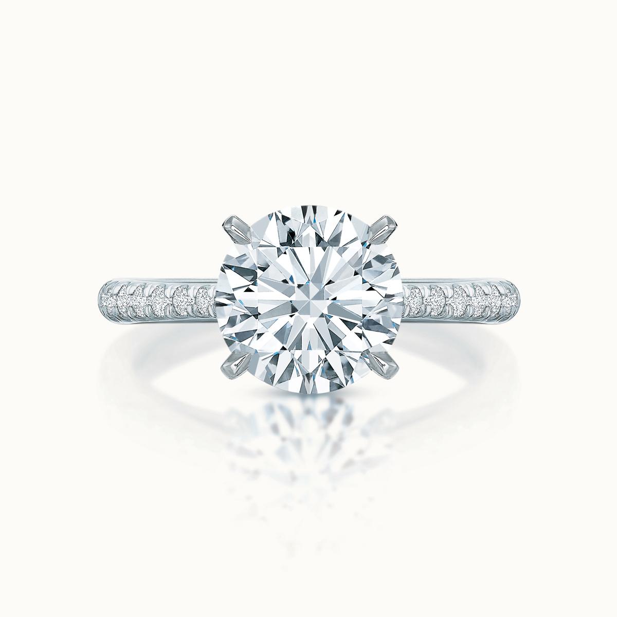 Lennon Round Diamond Solitaire 2.50 ct